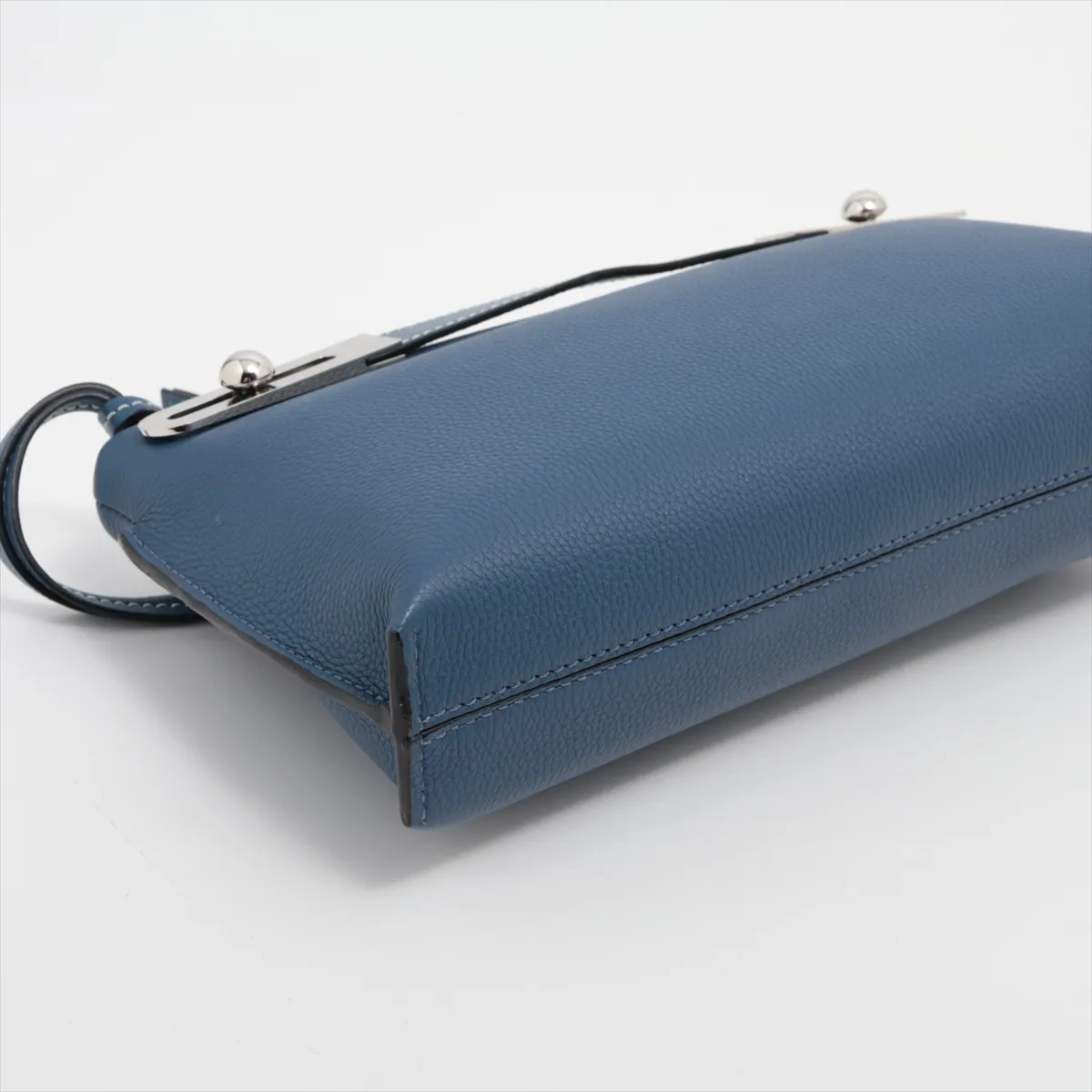 Missy Small Leather 2WAY Shoulder Bag Navy — view 4