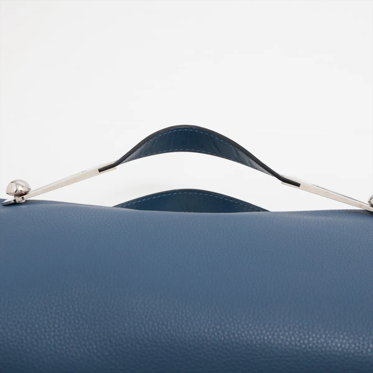 Missy Small Leather 2WAY Shoulder Bag Navy — view 6