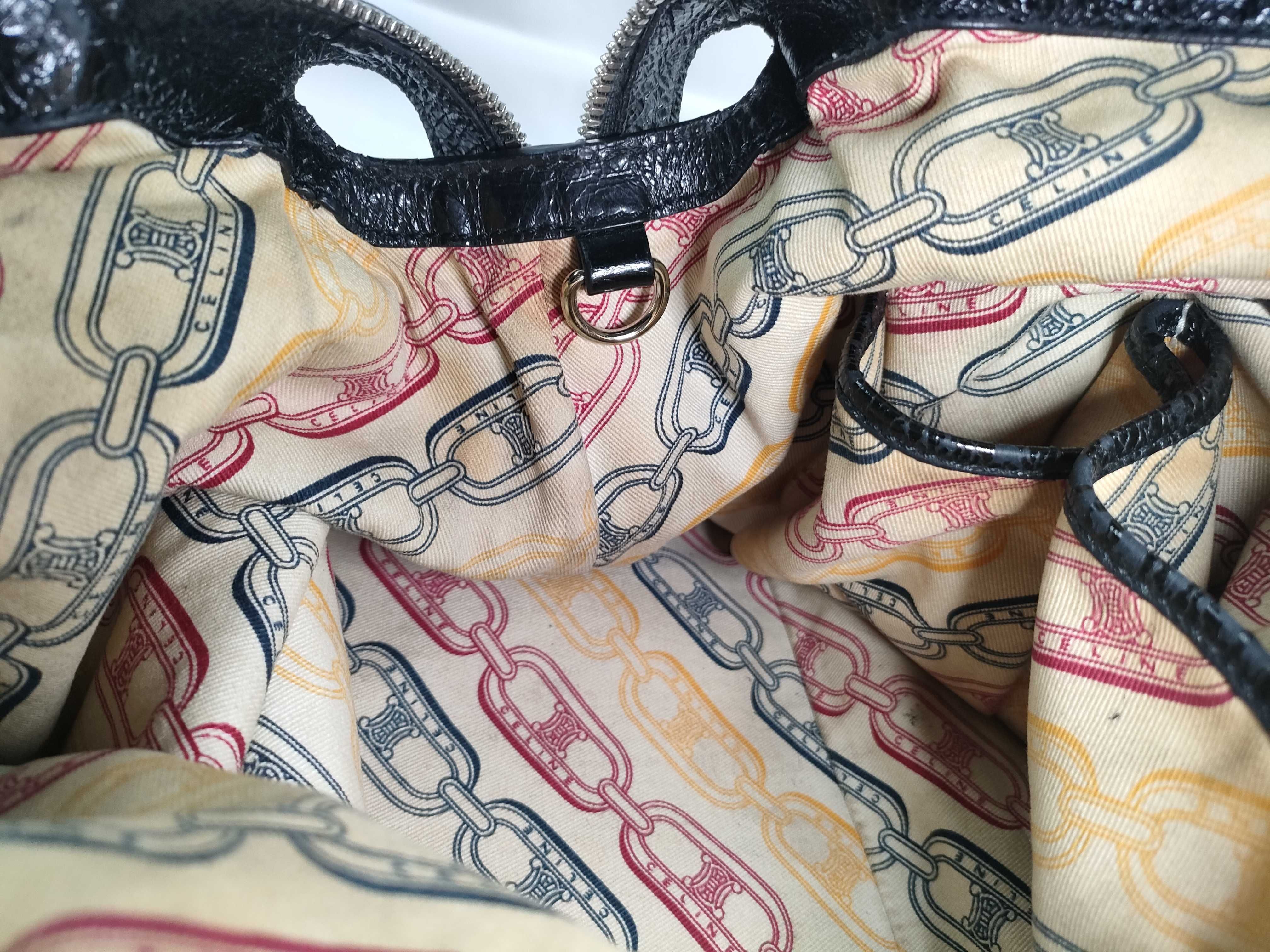 Tote Bag, Black Leather Tote Bag — view 11