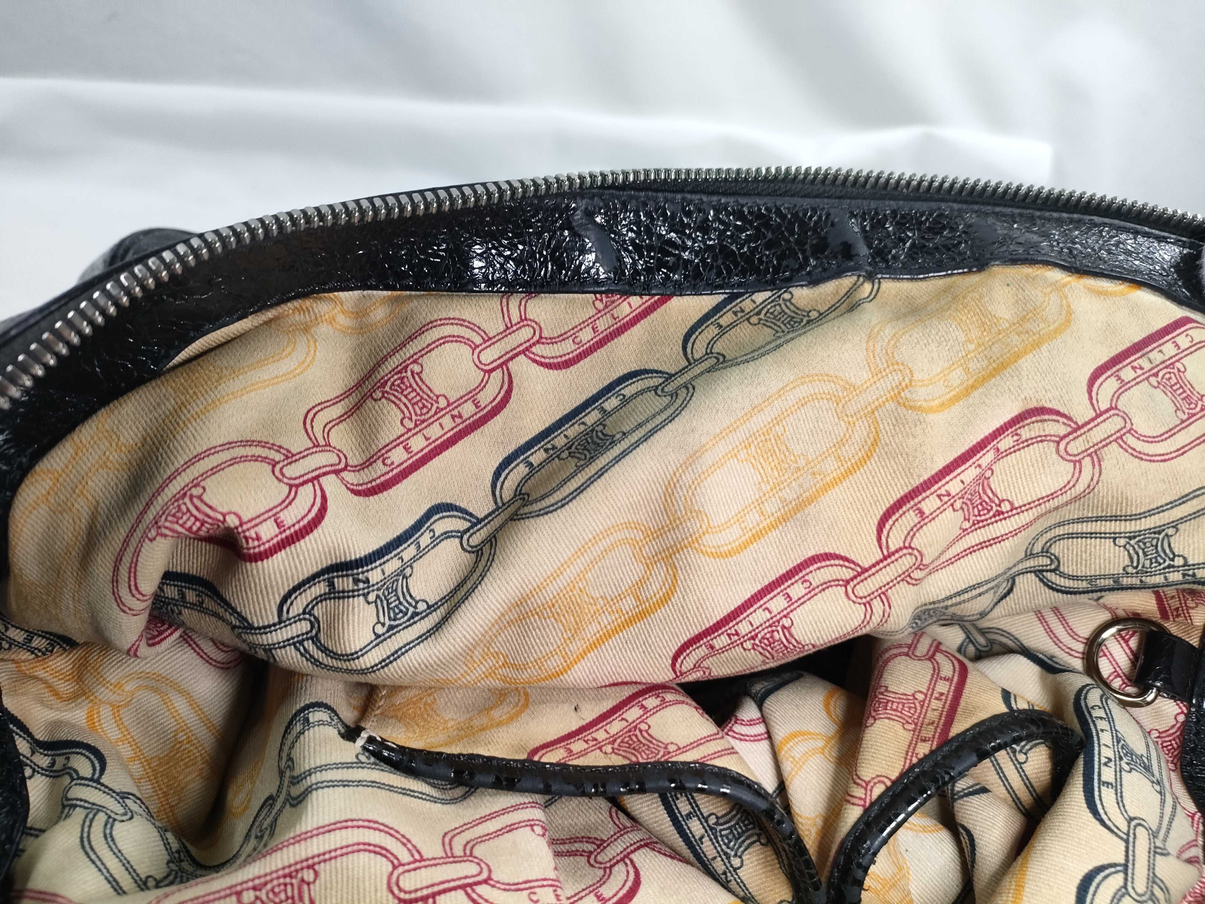 Tote Bag, Black Leather Tote Bag — view 12