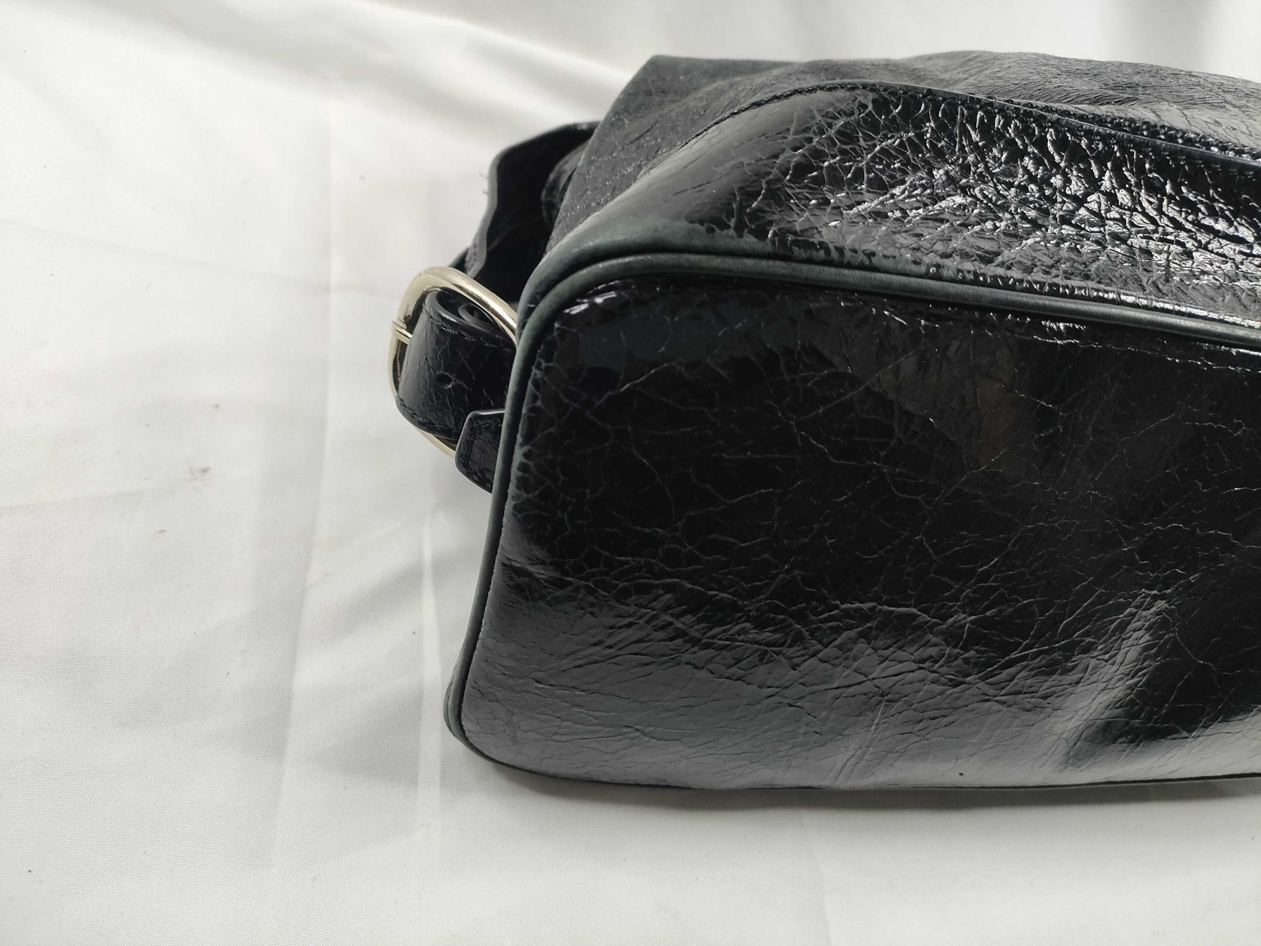 Tote Bag, Black Leather Tote Bag — view 3