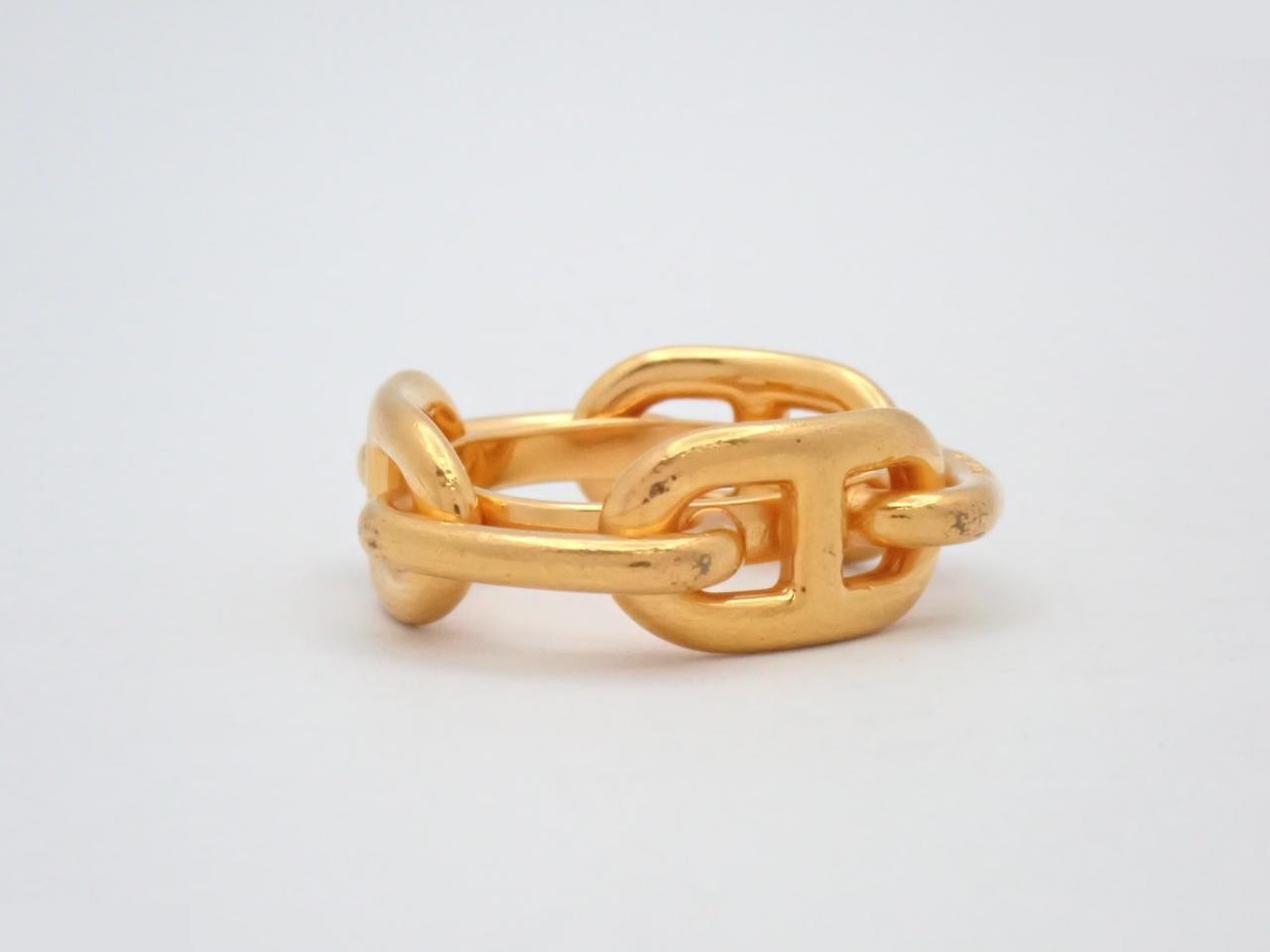 Chaine d'Ancre Scarf Ring GP Gold — view 3