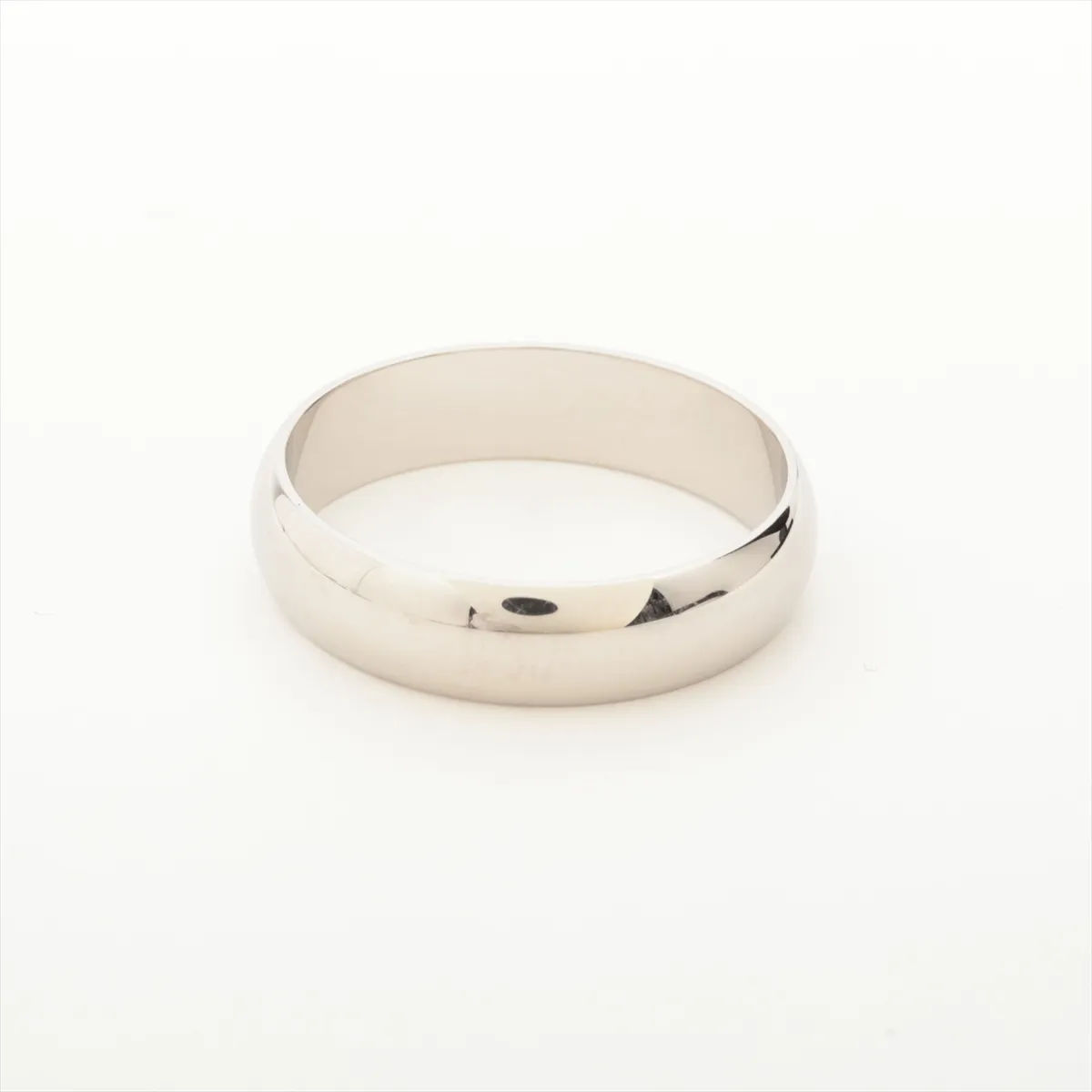 Wedding Ring Pt950 6.0g 56 WOL661 — view 2