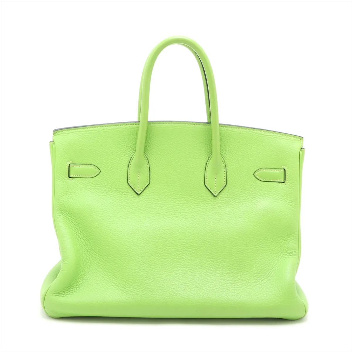 [Individually wrapped] Hermes Birkin 35 Le Tourne Togo Apple Green Silver Hardware G:2003 — view 2