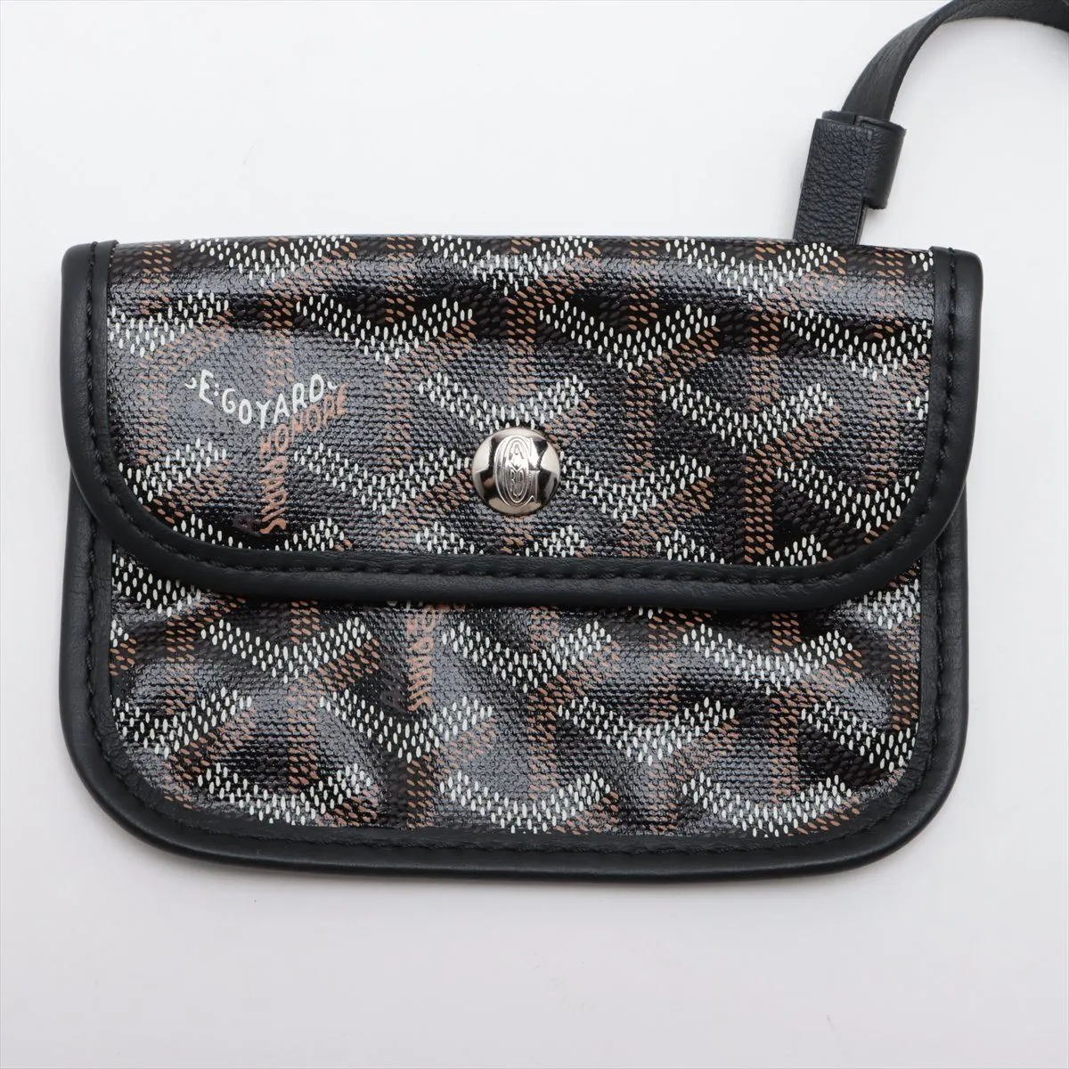 Saint Louis Ange Mini PVC x Leather Tote Bag, Black — view 10