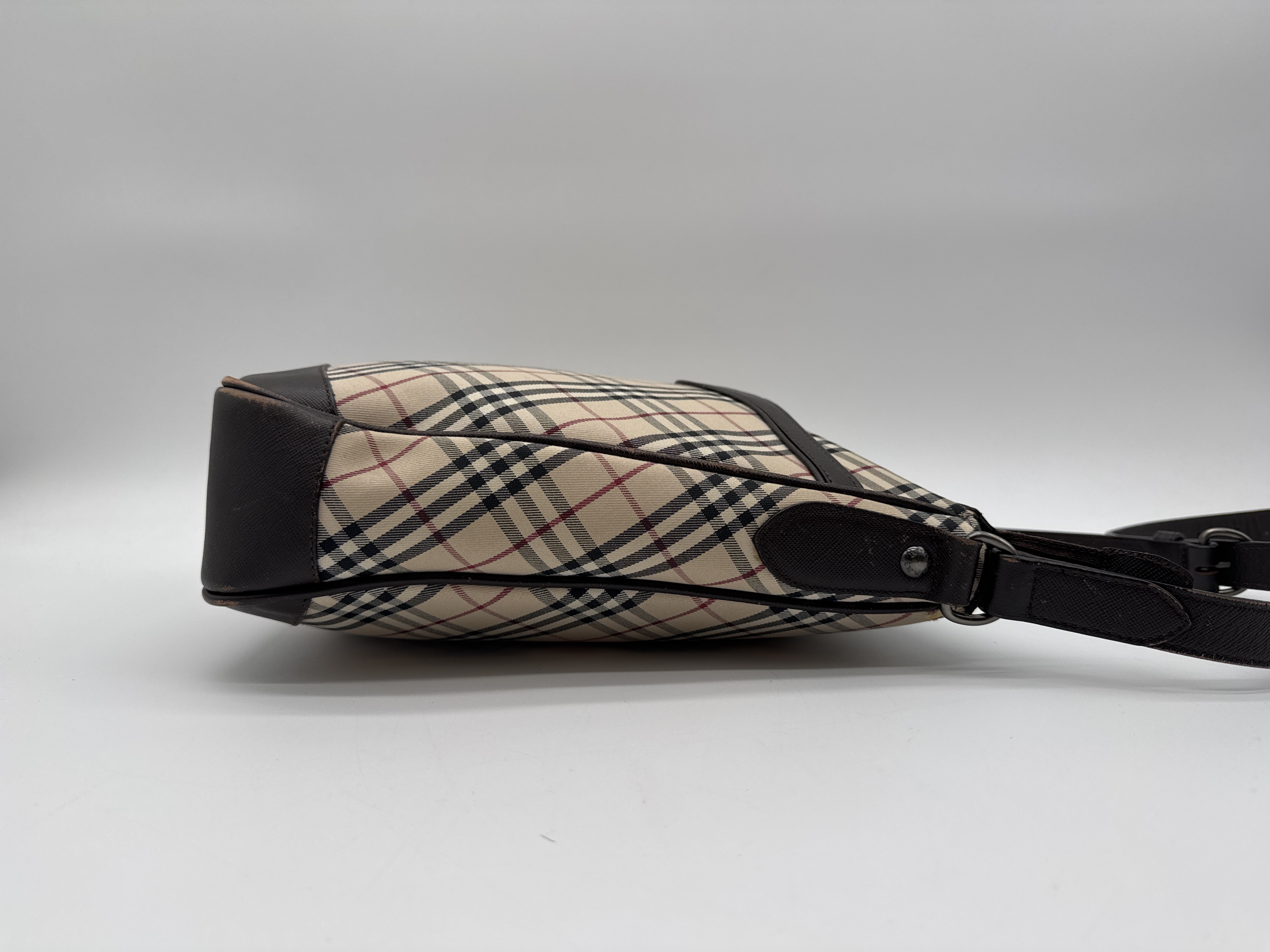 Nova Check Brown Shoulder Bag — view 3
