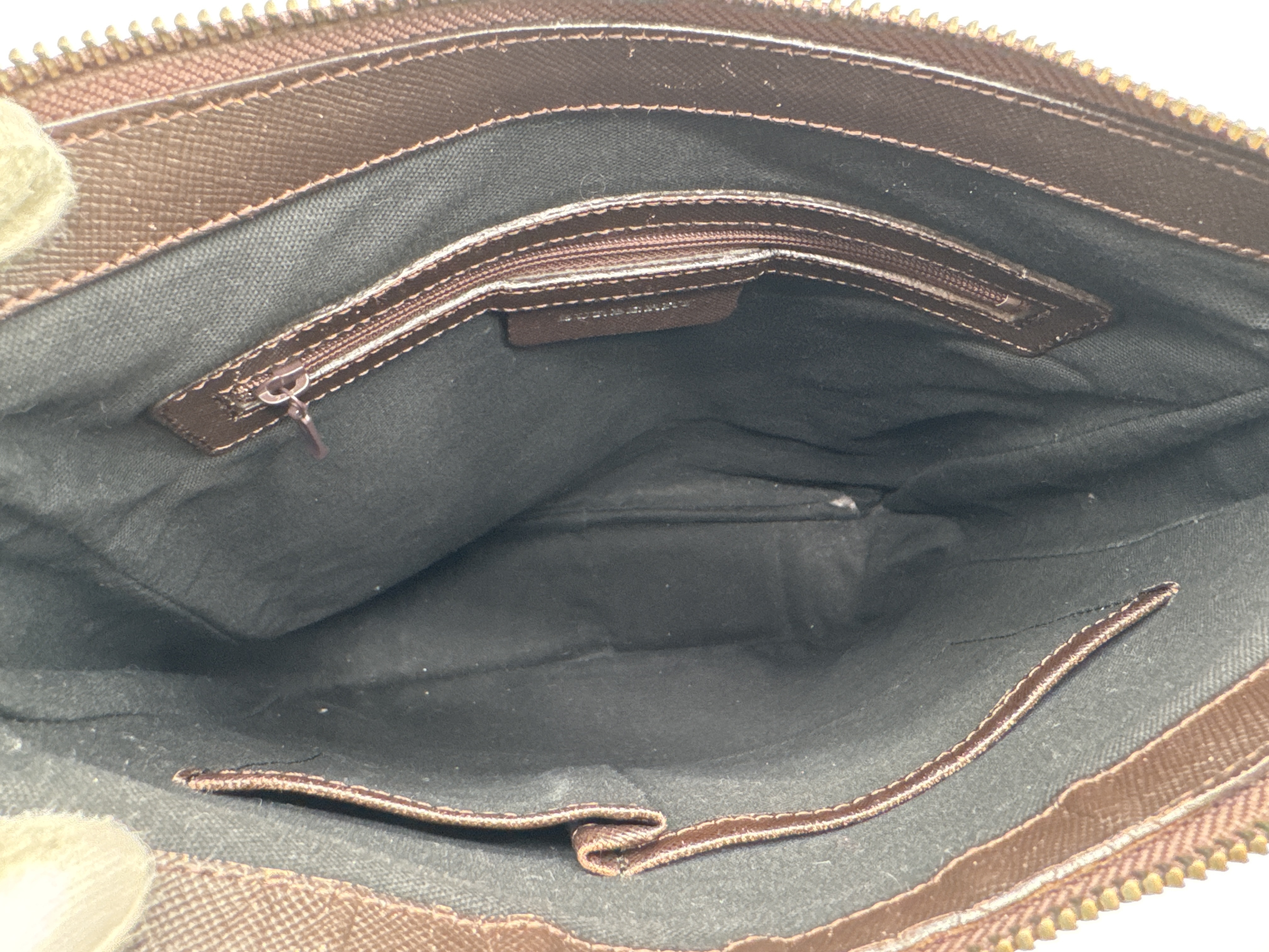 Nova Check Brown Shoulder Bag — view 9