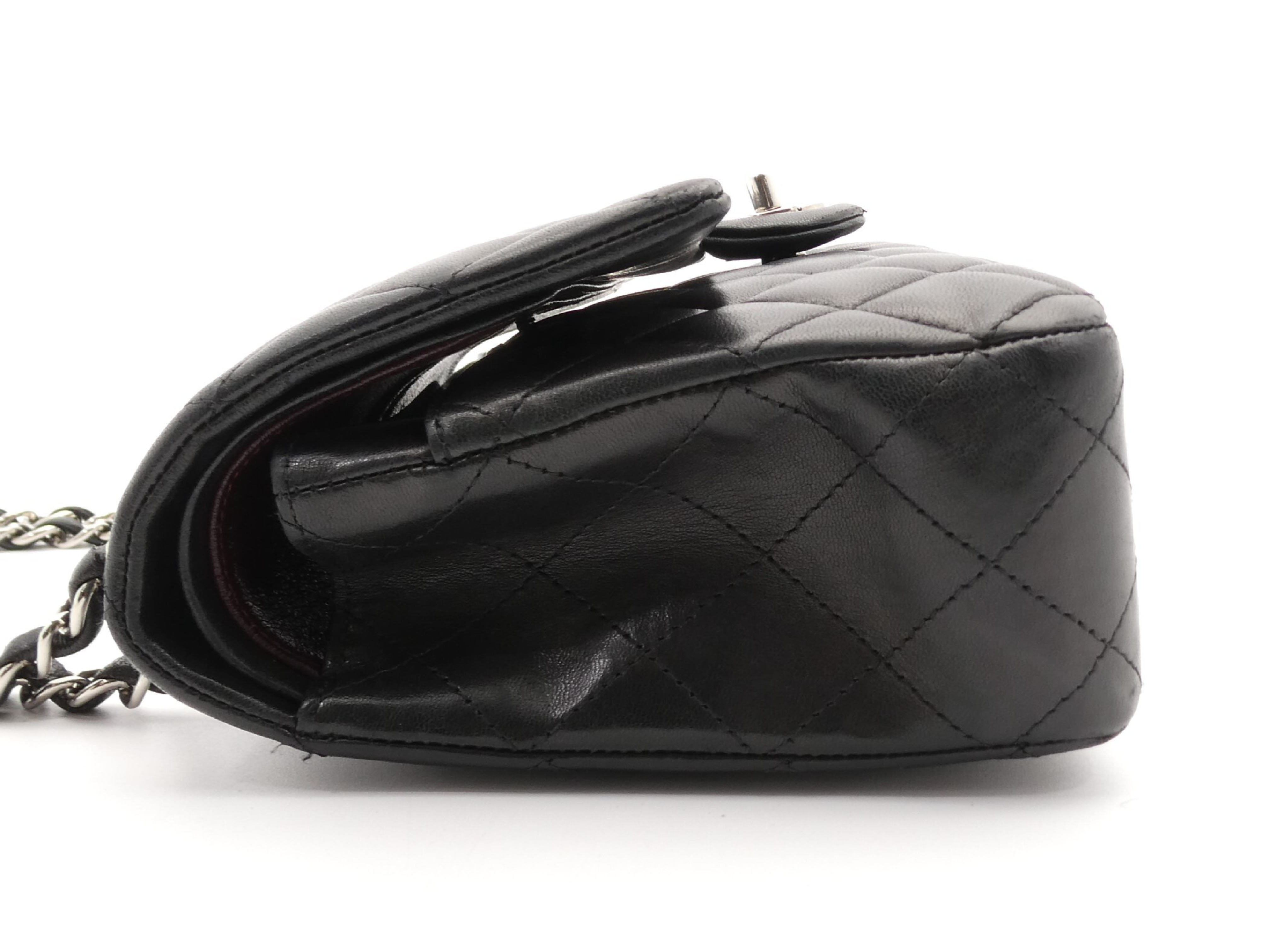 Matelassé Coco Mark Turnlock Double Flap Double Chain Shoulder Bag — view 3