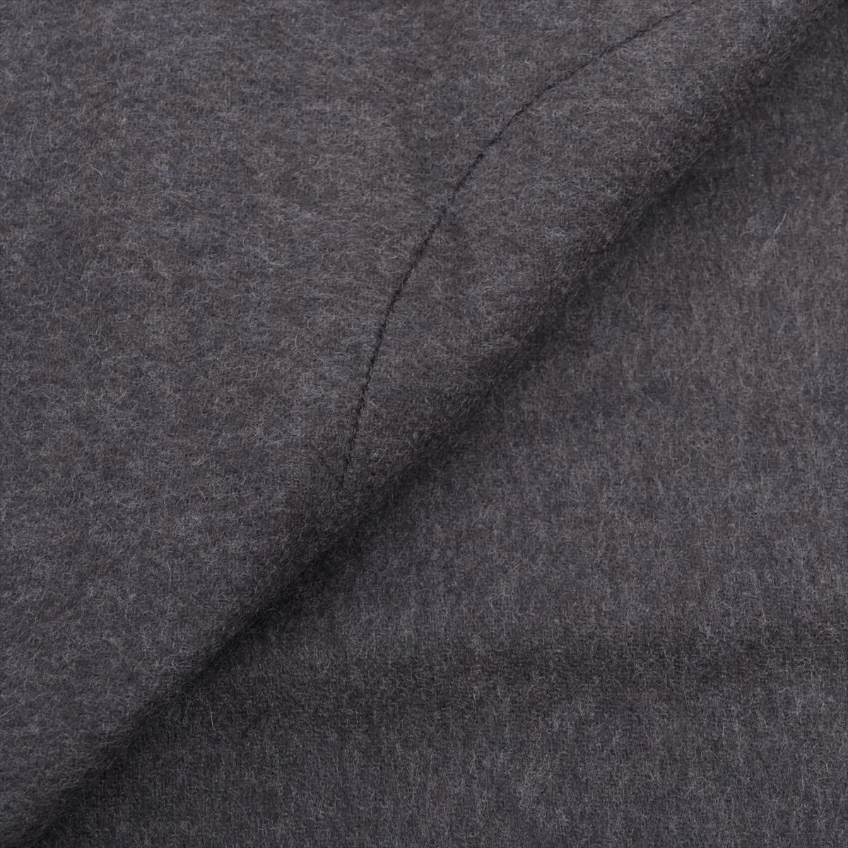 scarf, cashmere and leather, black, some wear, — view 2
