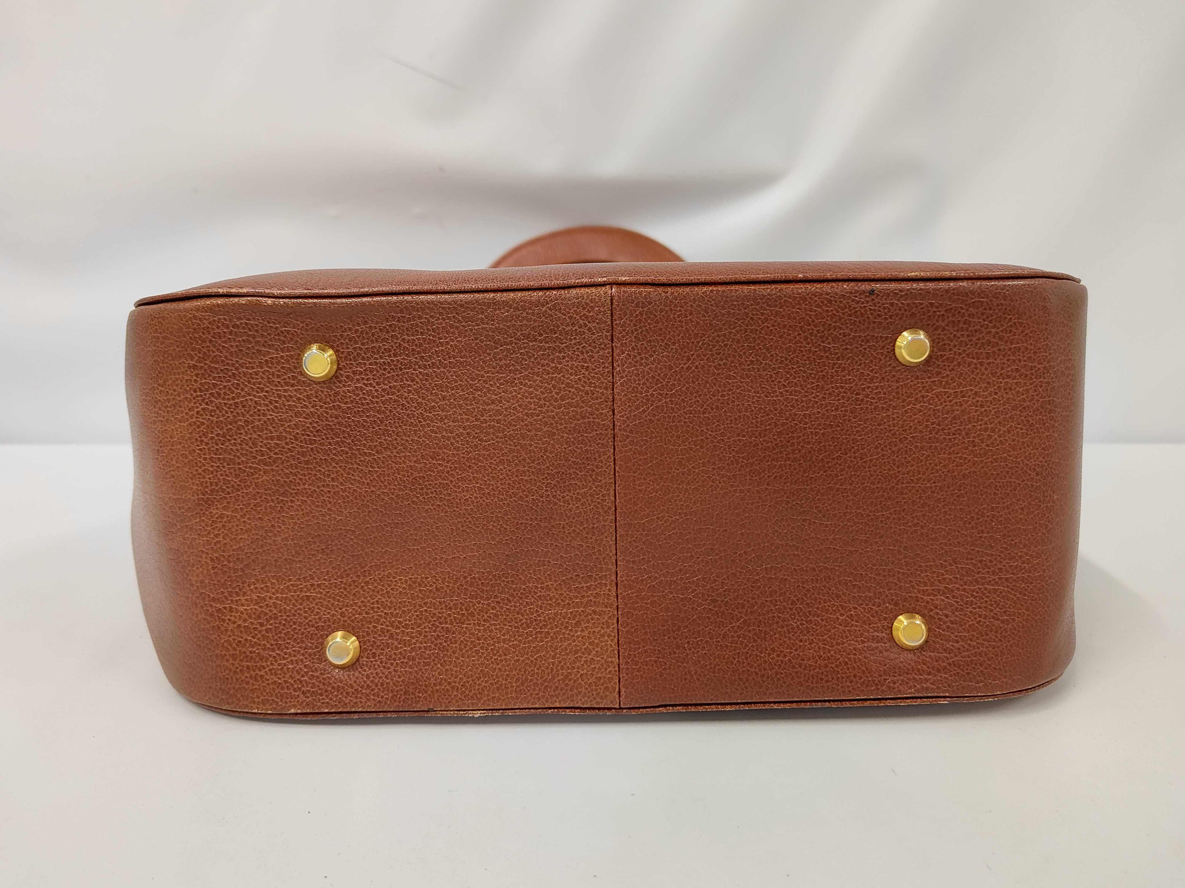 handbag, leather, brown. — view 3