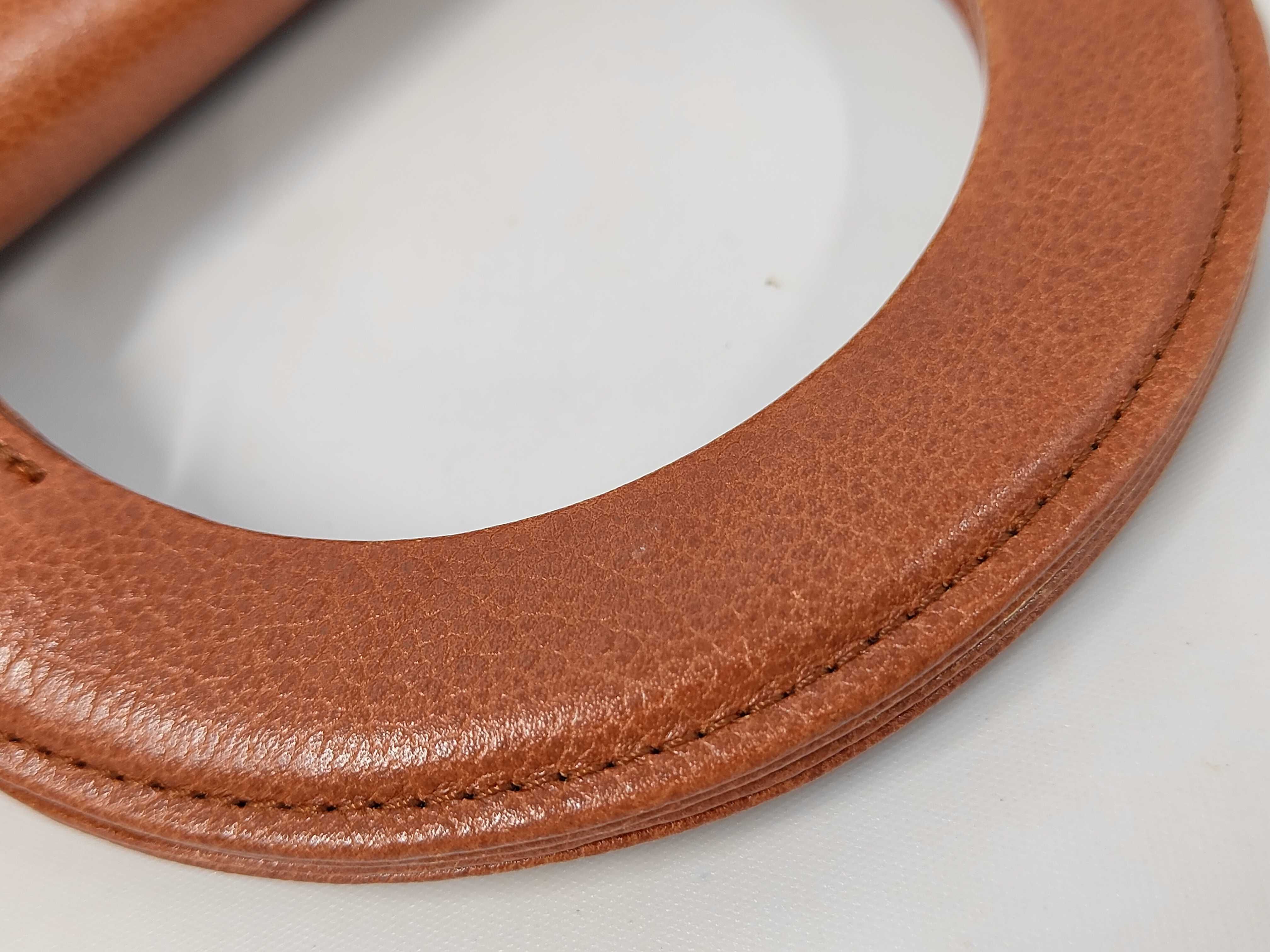 handbag, leather, brown. — view 6