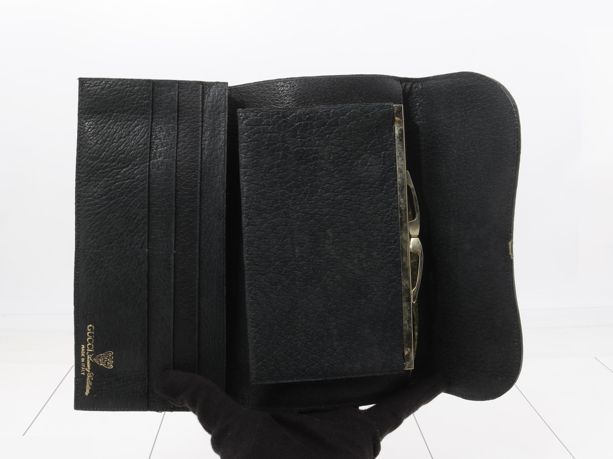 GG Supreme Sherry Line Tri-fold Long Wallet — view 4