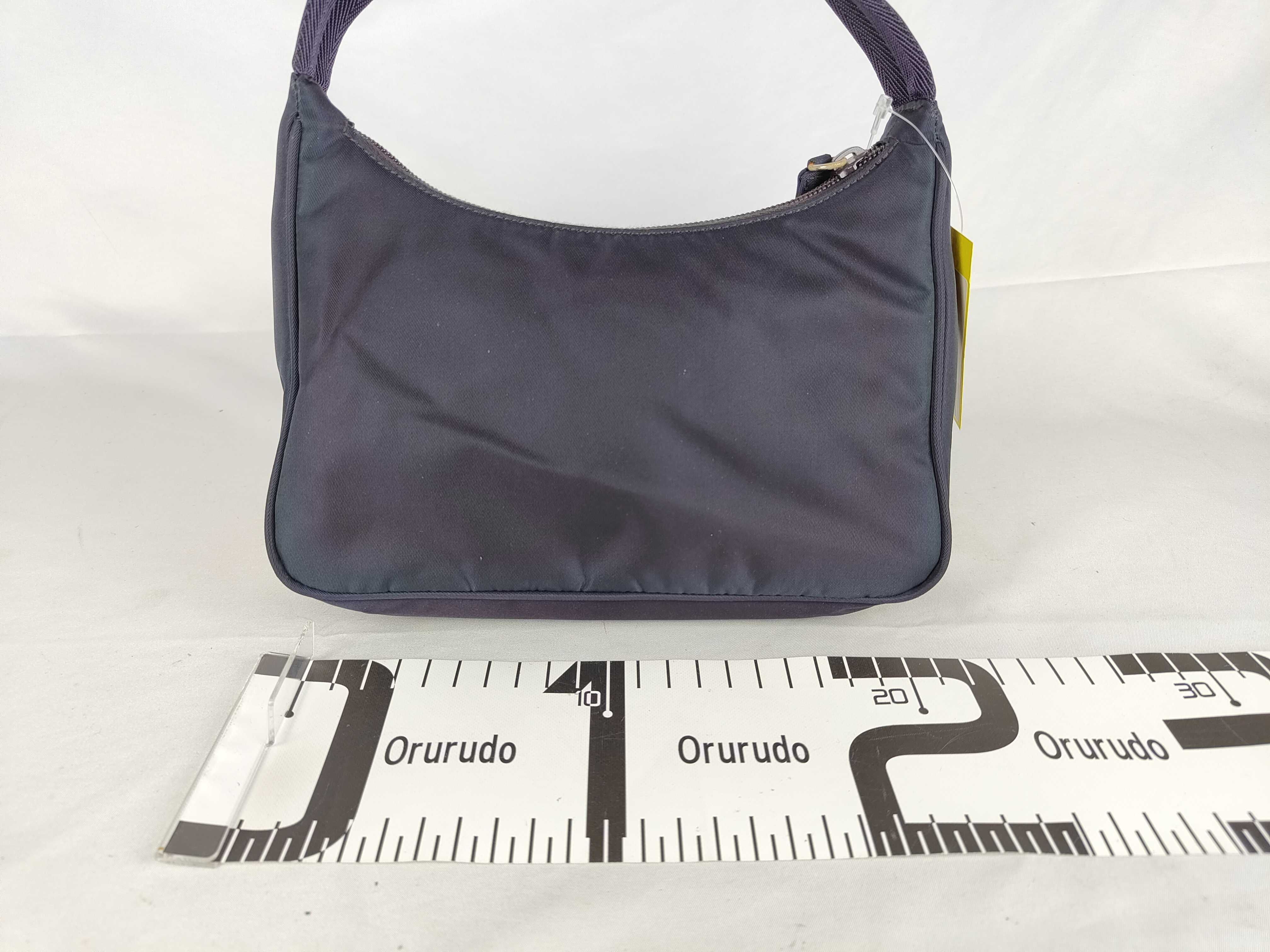 Nylon One-Hand Purple Handbag — view 2