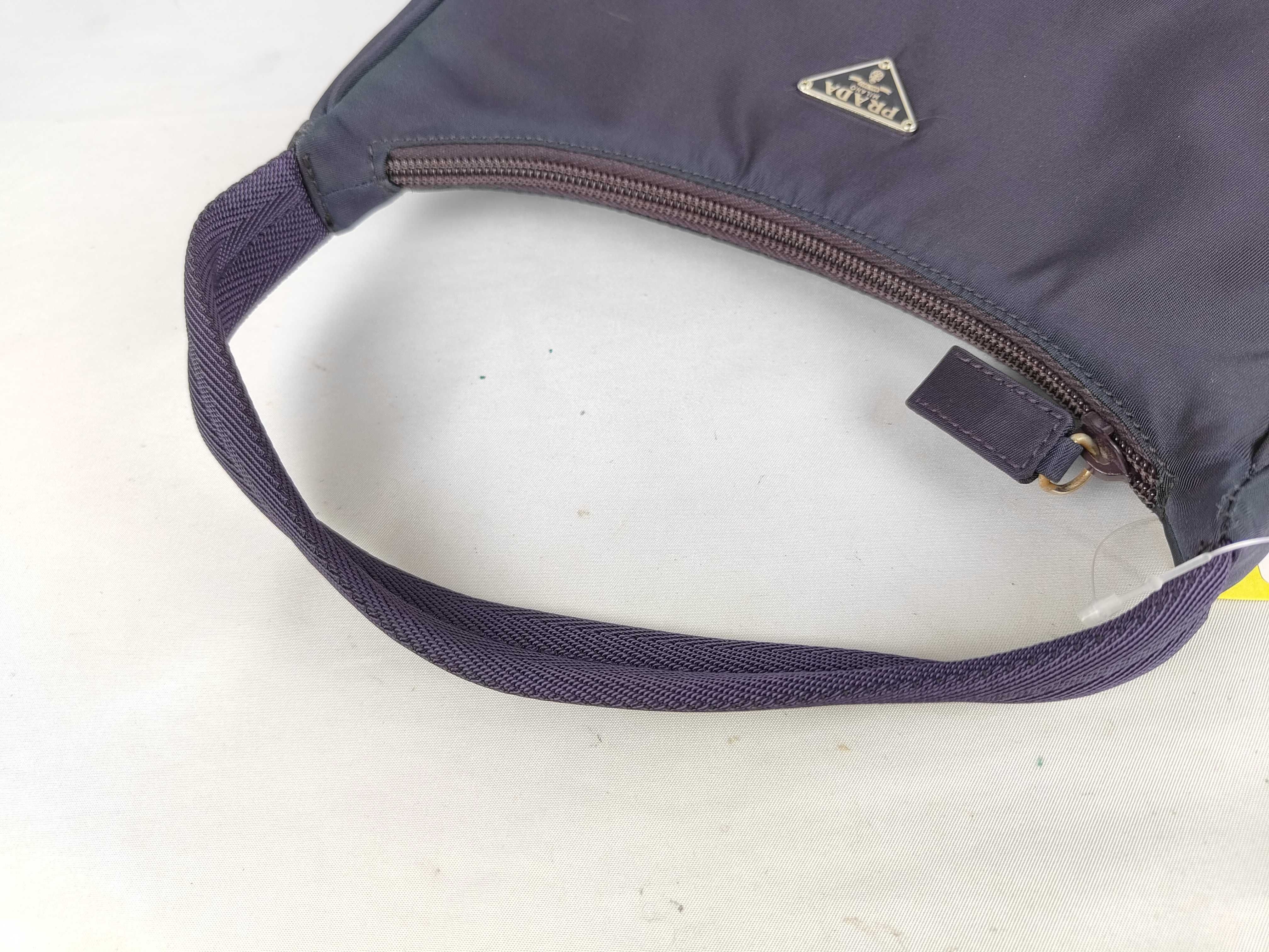Nylon One-Hand Purple Handbag — view 3
