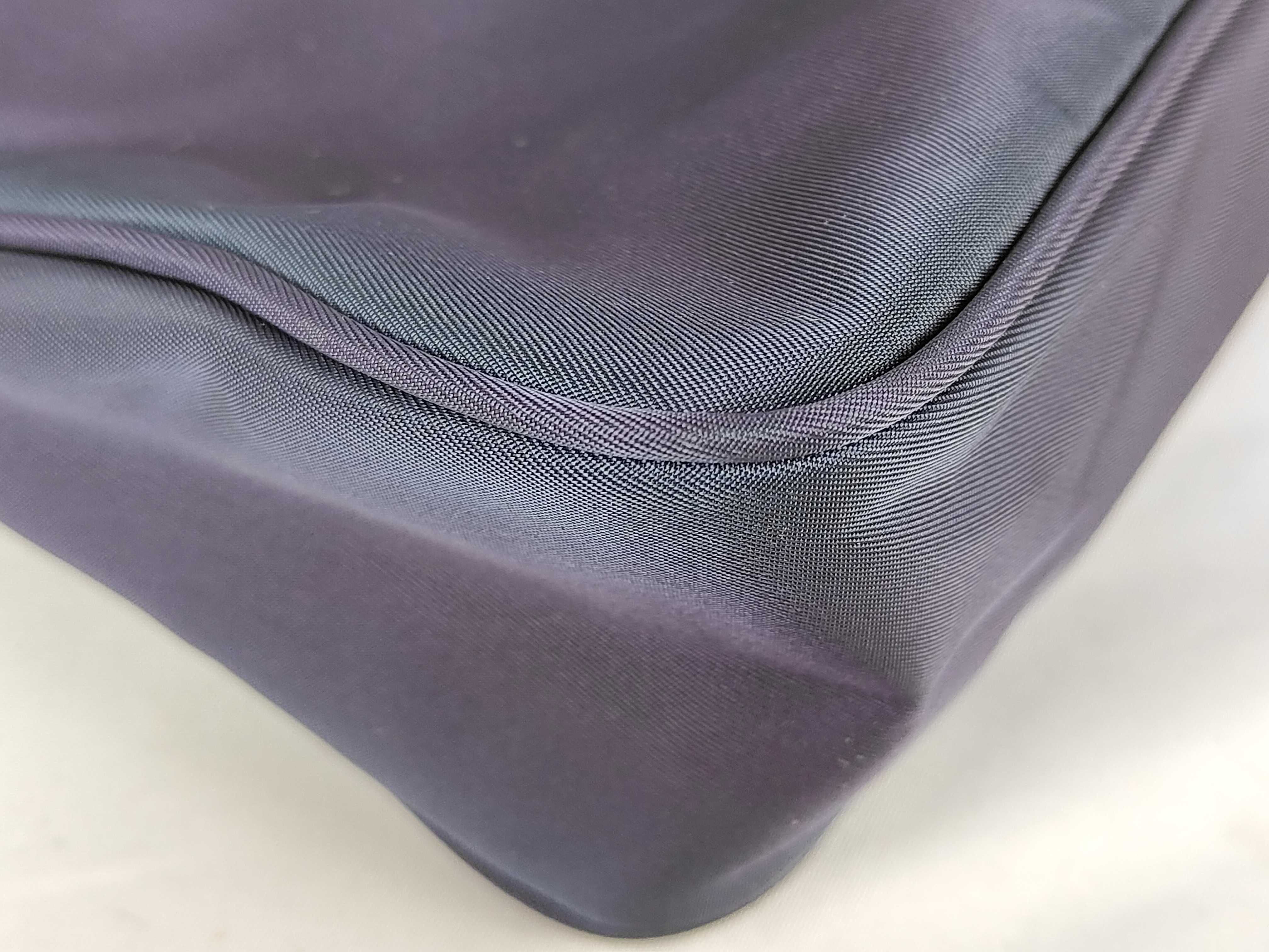 Nylon One-Hand Purple Handbag — view 8