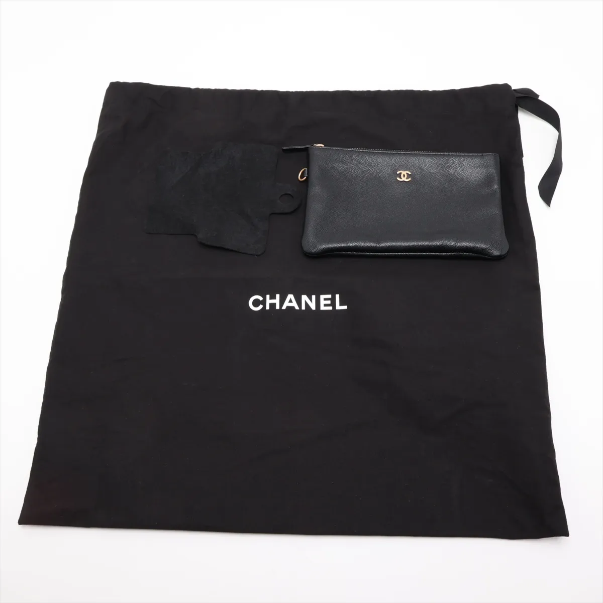 [Individually packaged] Chanel 25 Medium Caviar Skin Chain Shoulder Bag, Black with Gold Hardware, CKLNN62H, Random Plate, AS5311 — view 11