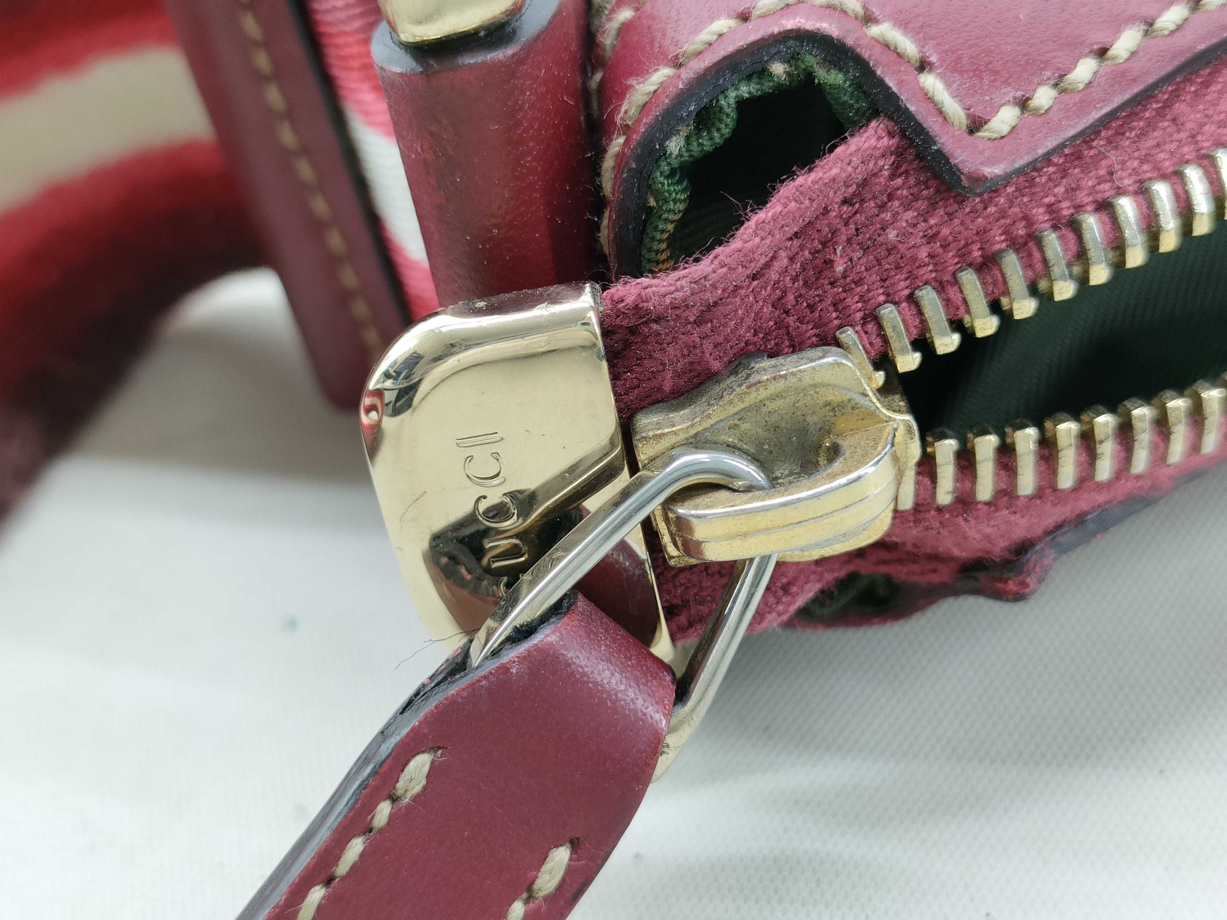 GG Canvas Shoulder Bag with GG Pattern, Webbing Strap, and Leather Trim. — view 13