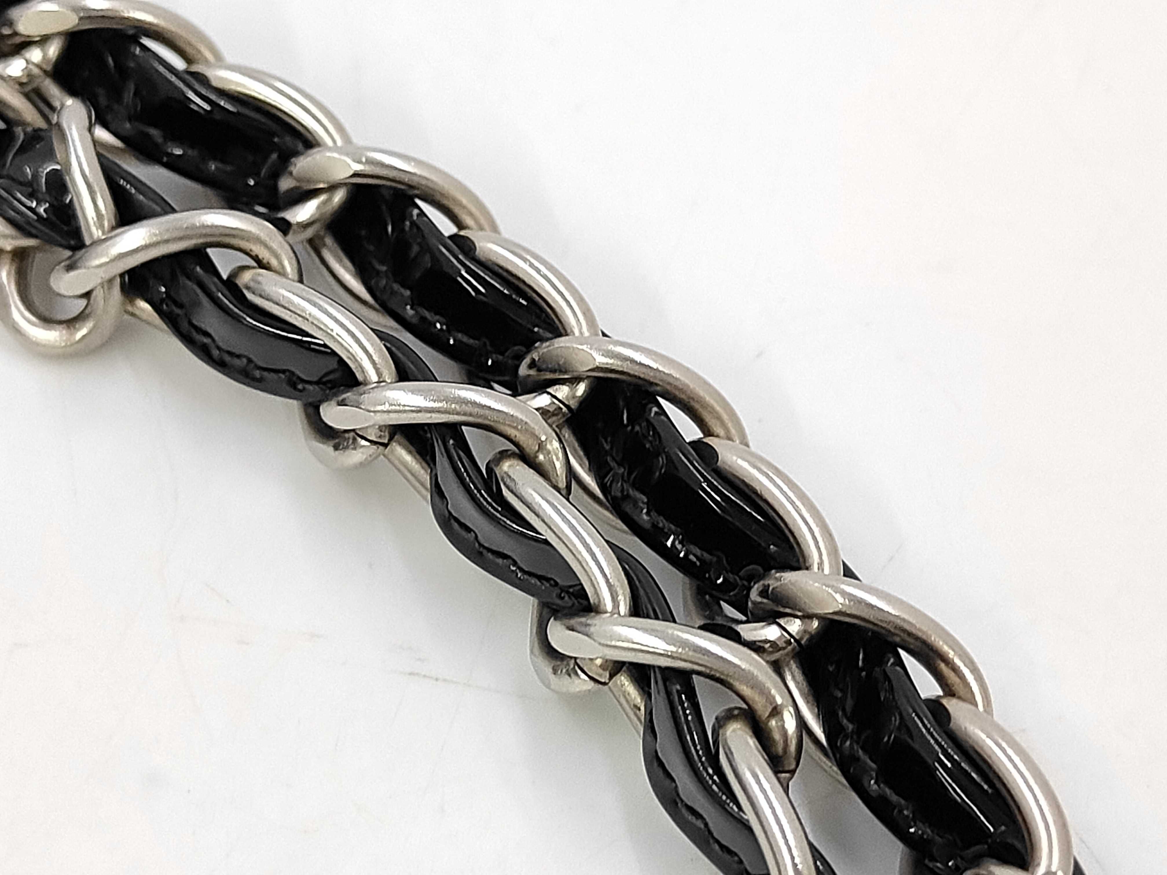 patent leather shoulder bag — view 6