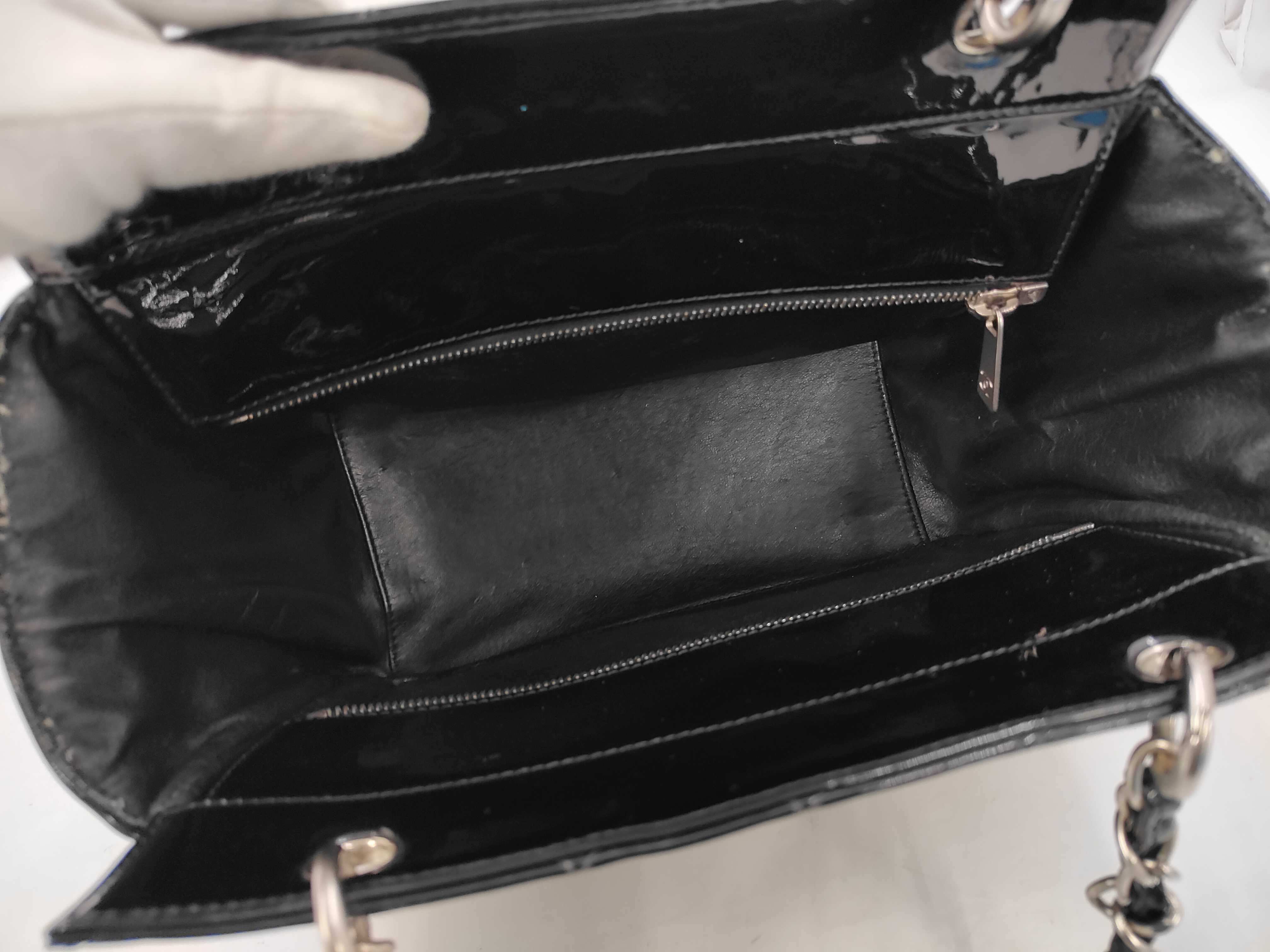 patent leather shoulder bag — view 8