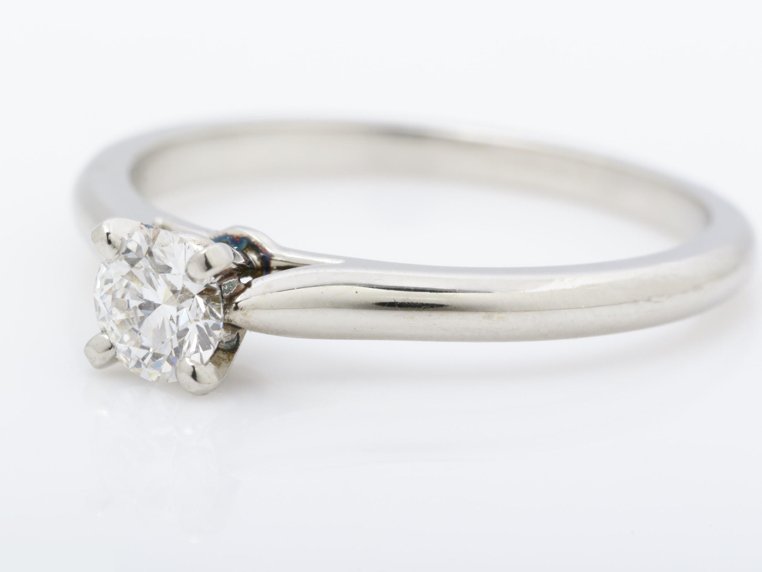 PT950 D0.23ct Solitaire Ring, 2.6g — view 3