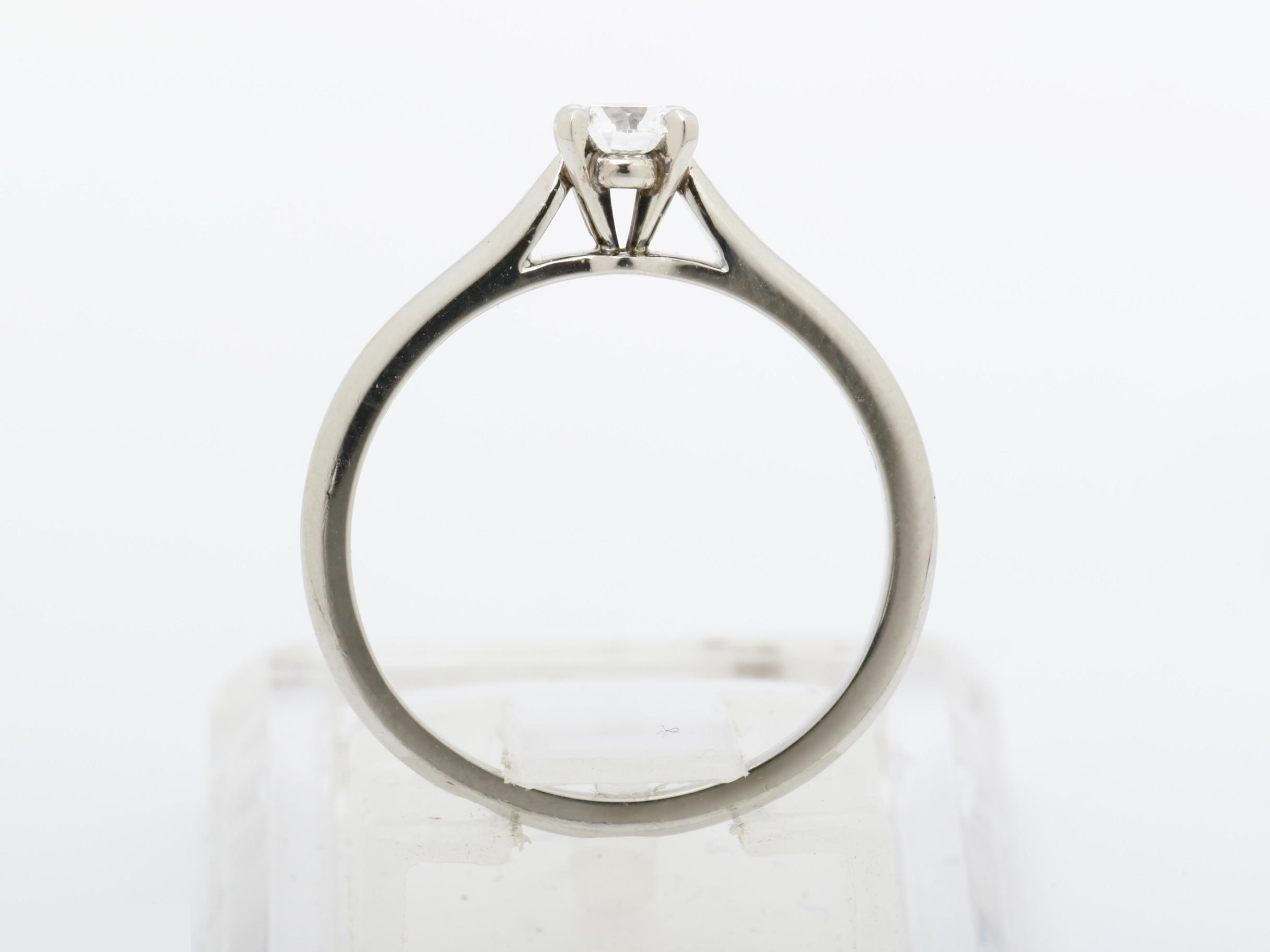 PT950 D0.23ct Solitaire Ring, 2.6g — view 5