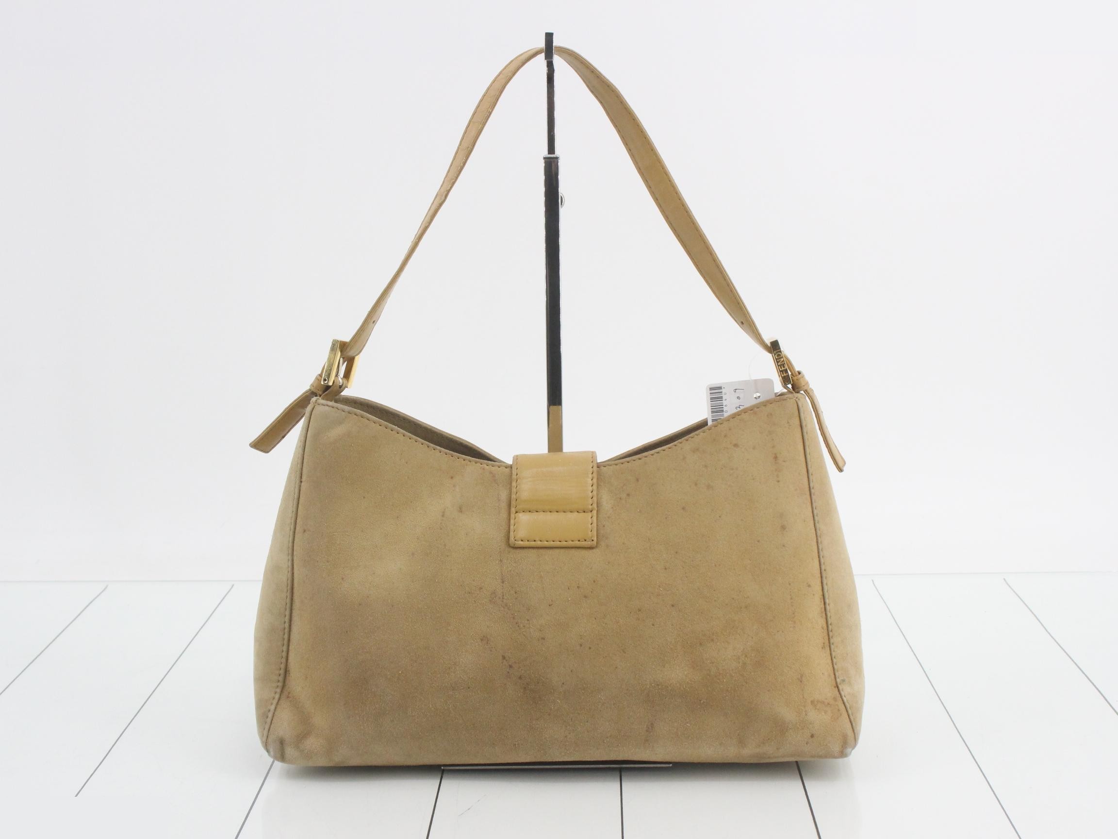 Baguette Suede Shoulder Bag — view 2