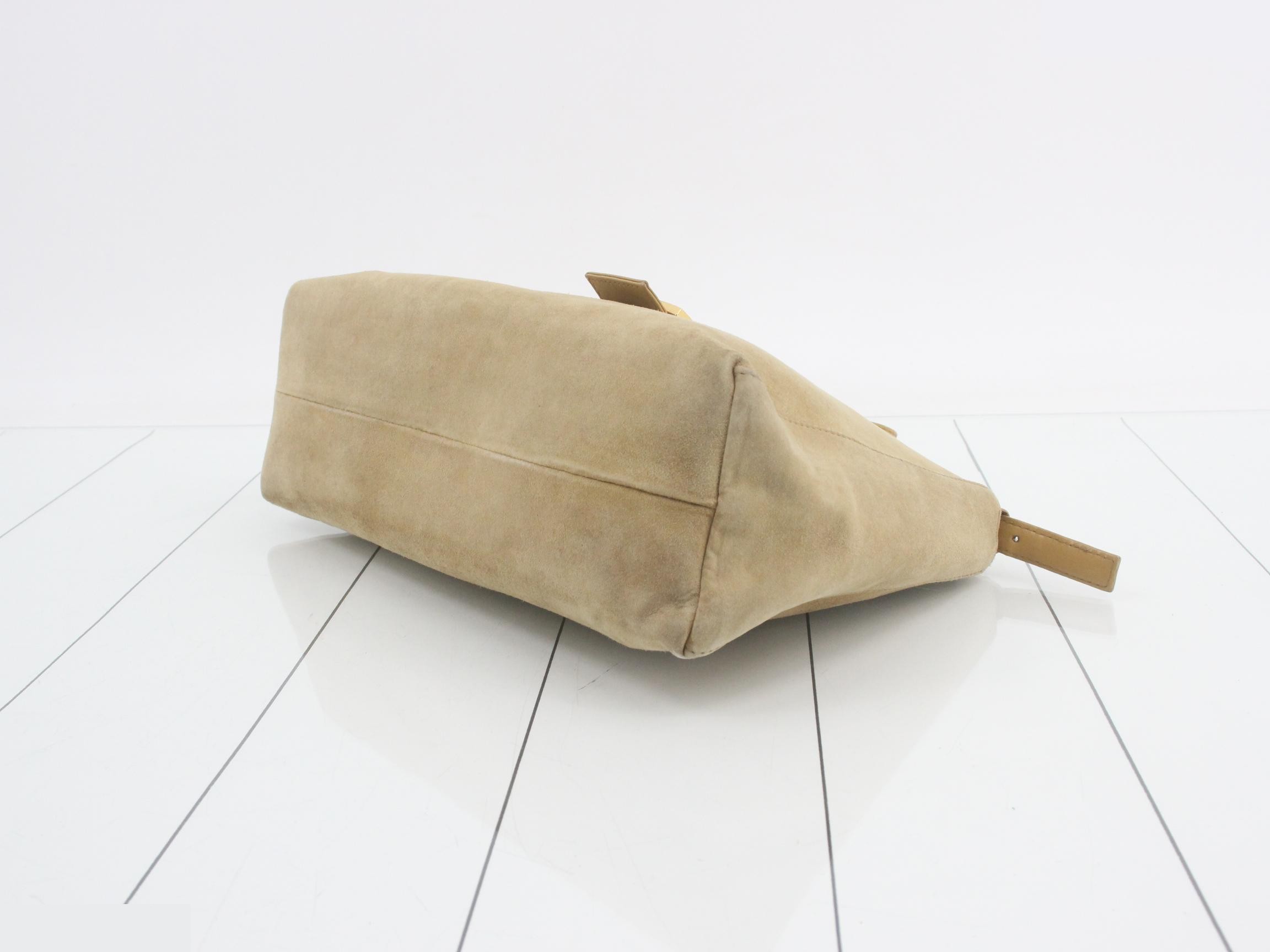 Baguette Suede Shoulder Bag — view 6