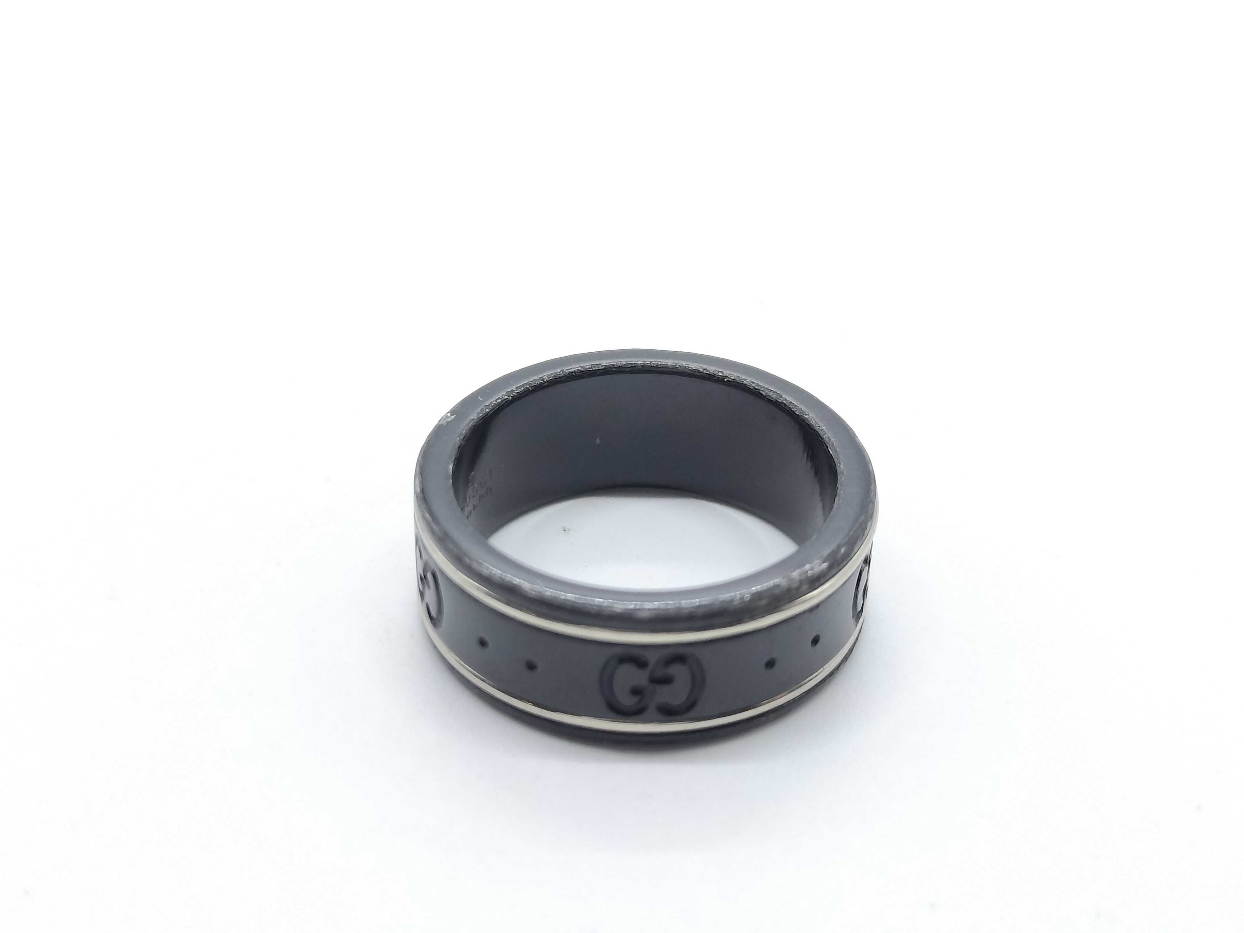 Ceramic Icon Ring, Black Ring — view 7