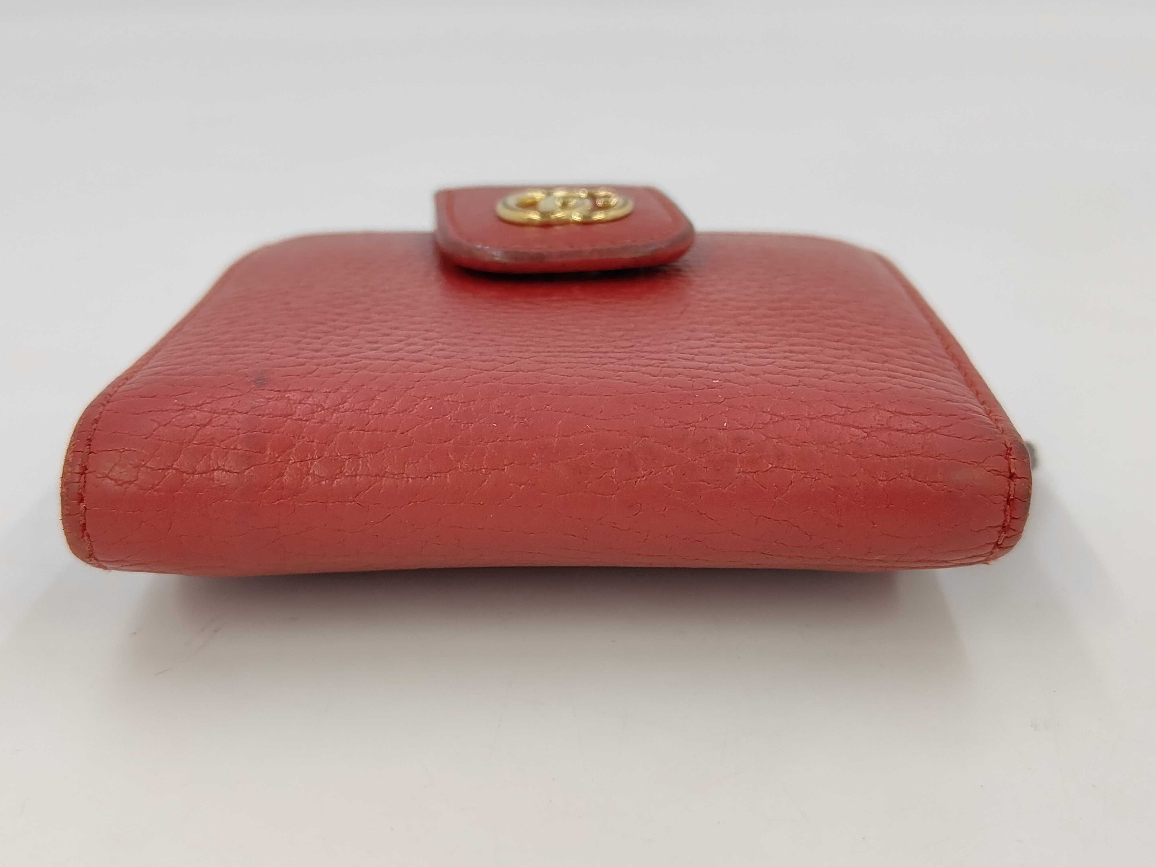 Marmont folding wallet, red, 523193 wallet — view 3