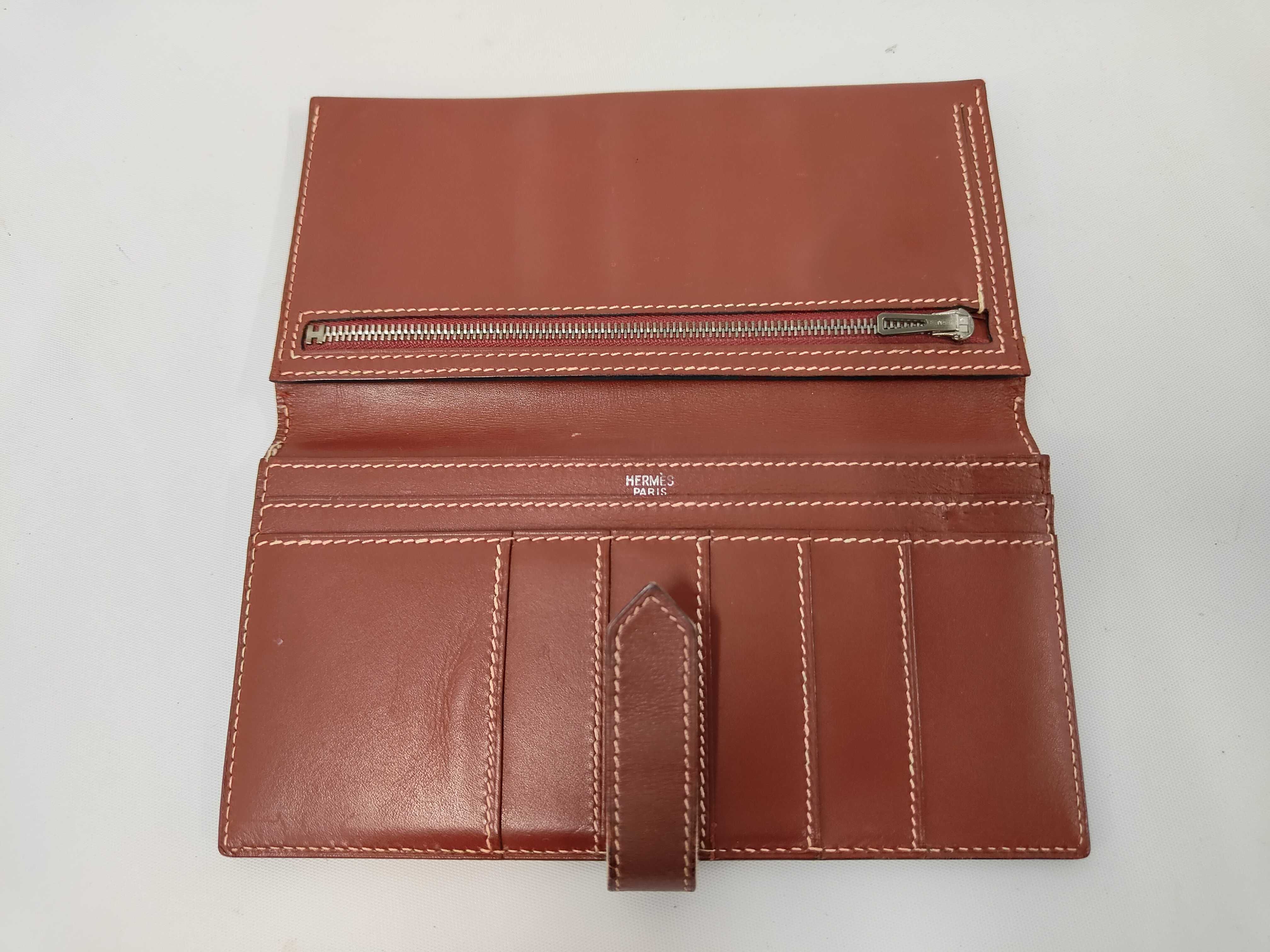 Box Calf Brand Bag Bearn Wine Red E Wallet — view 7