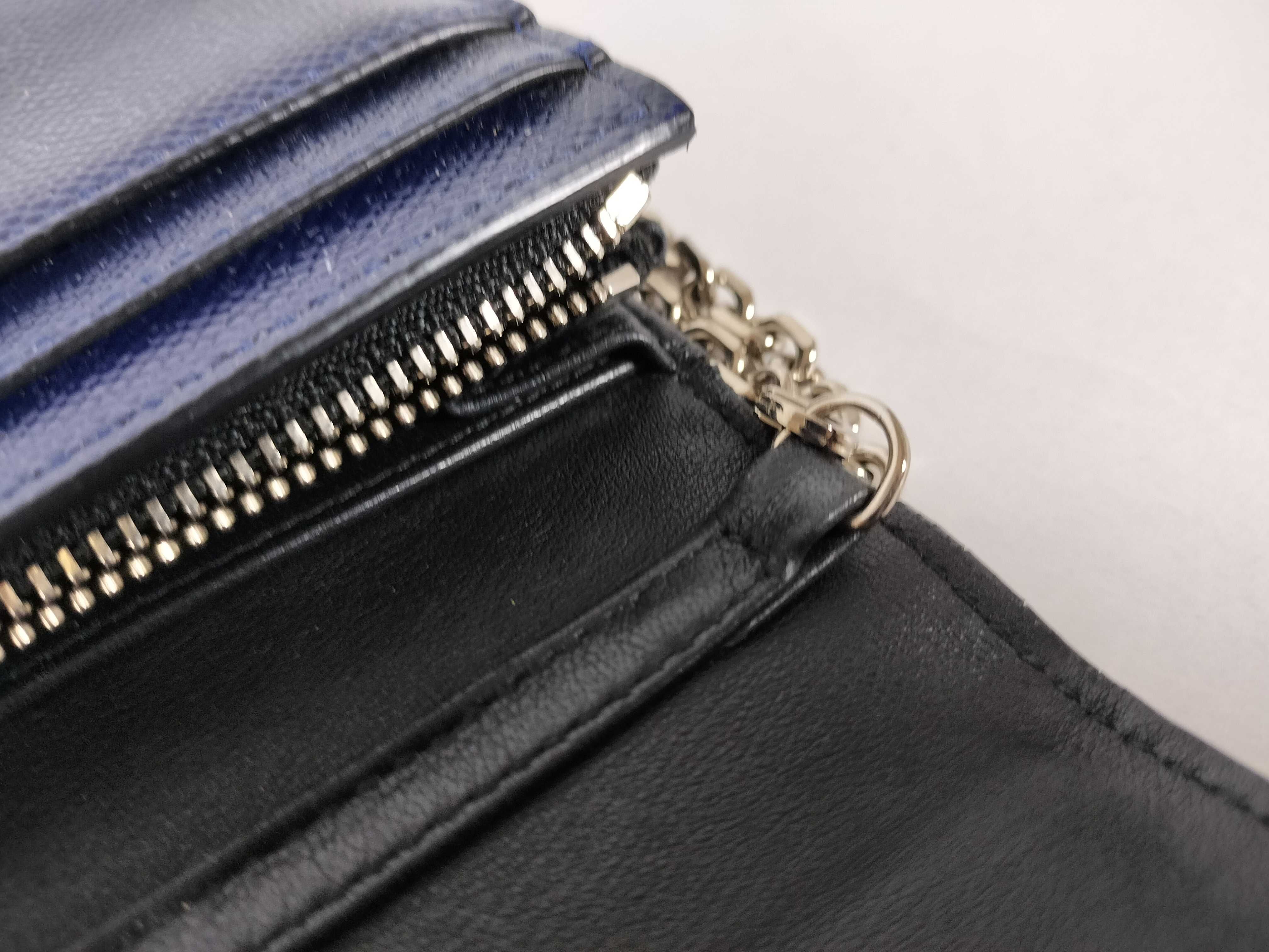 Chain Wallet, Navy — view 5