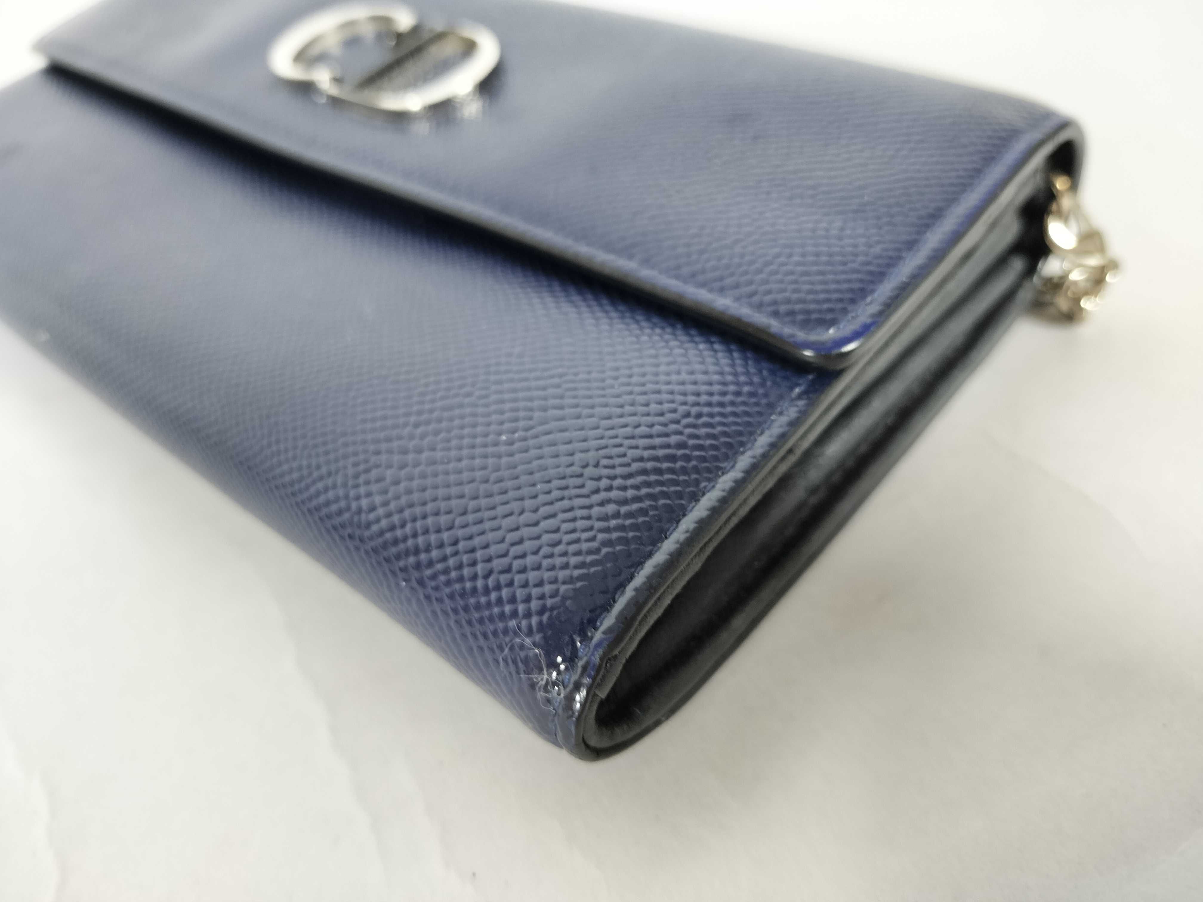 Chain Wallet, Navy — view 6