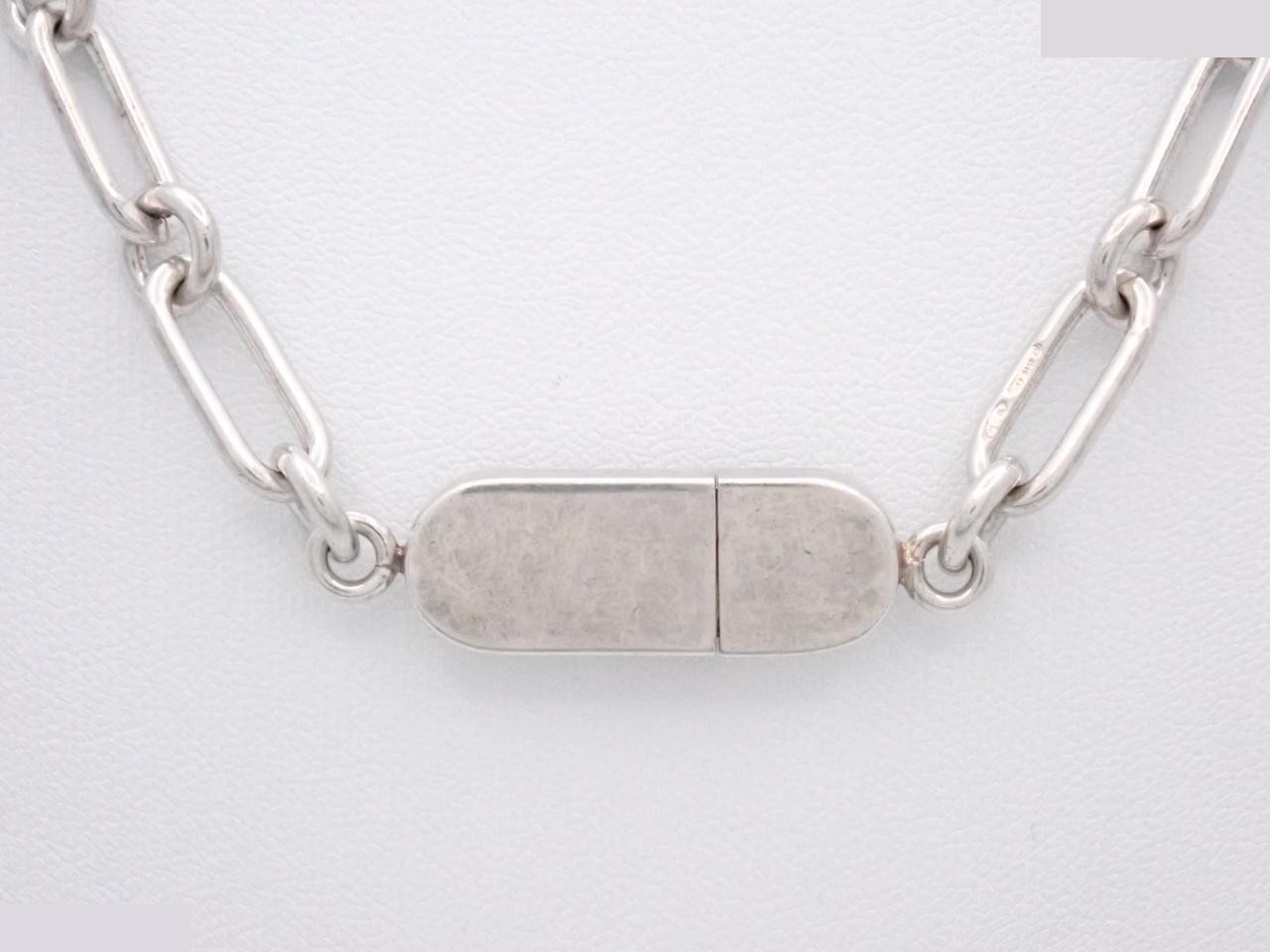 925 Chain Link Necklace, 49.4g, Chain approx. 54cm