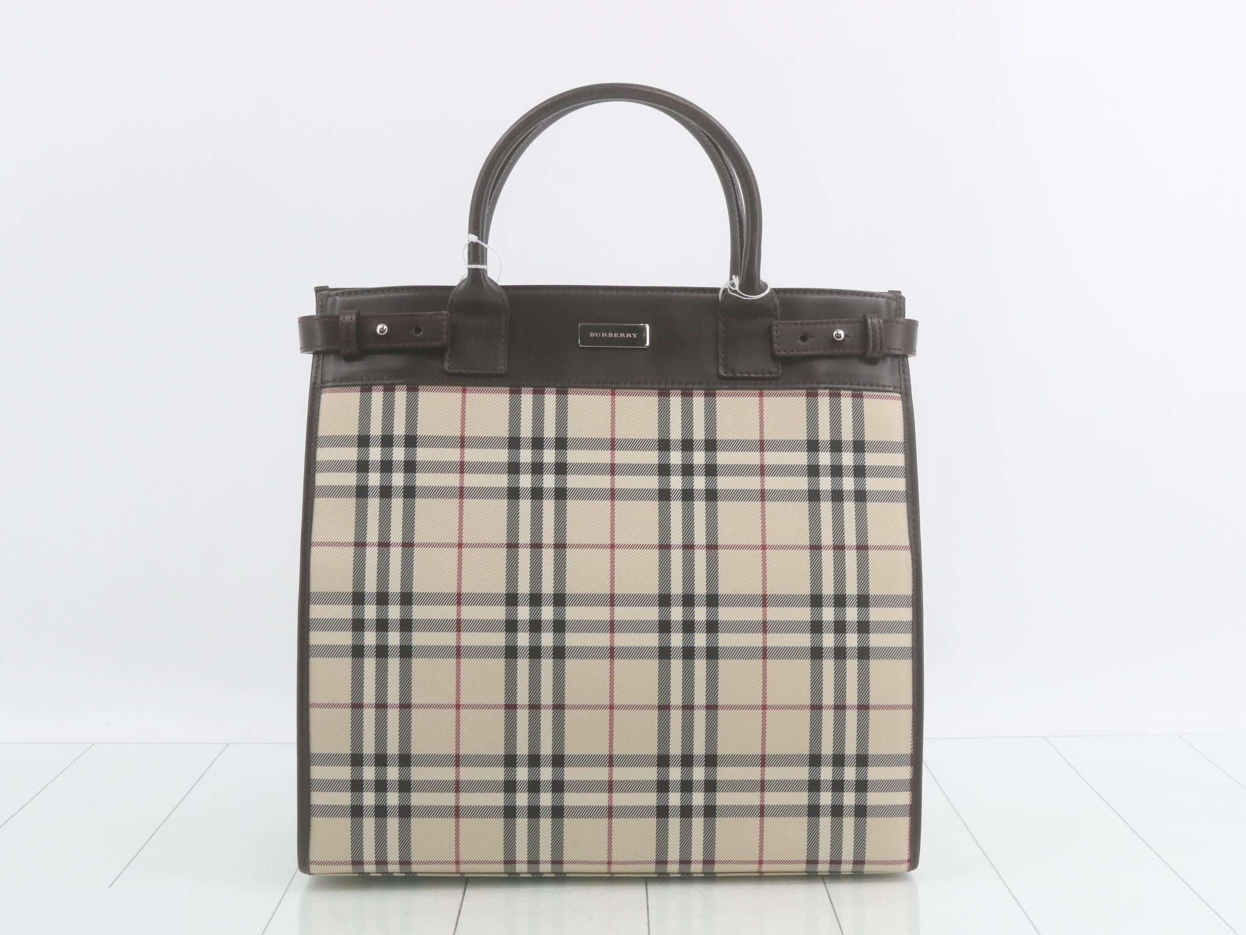 Checkered handbag