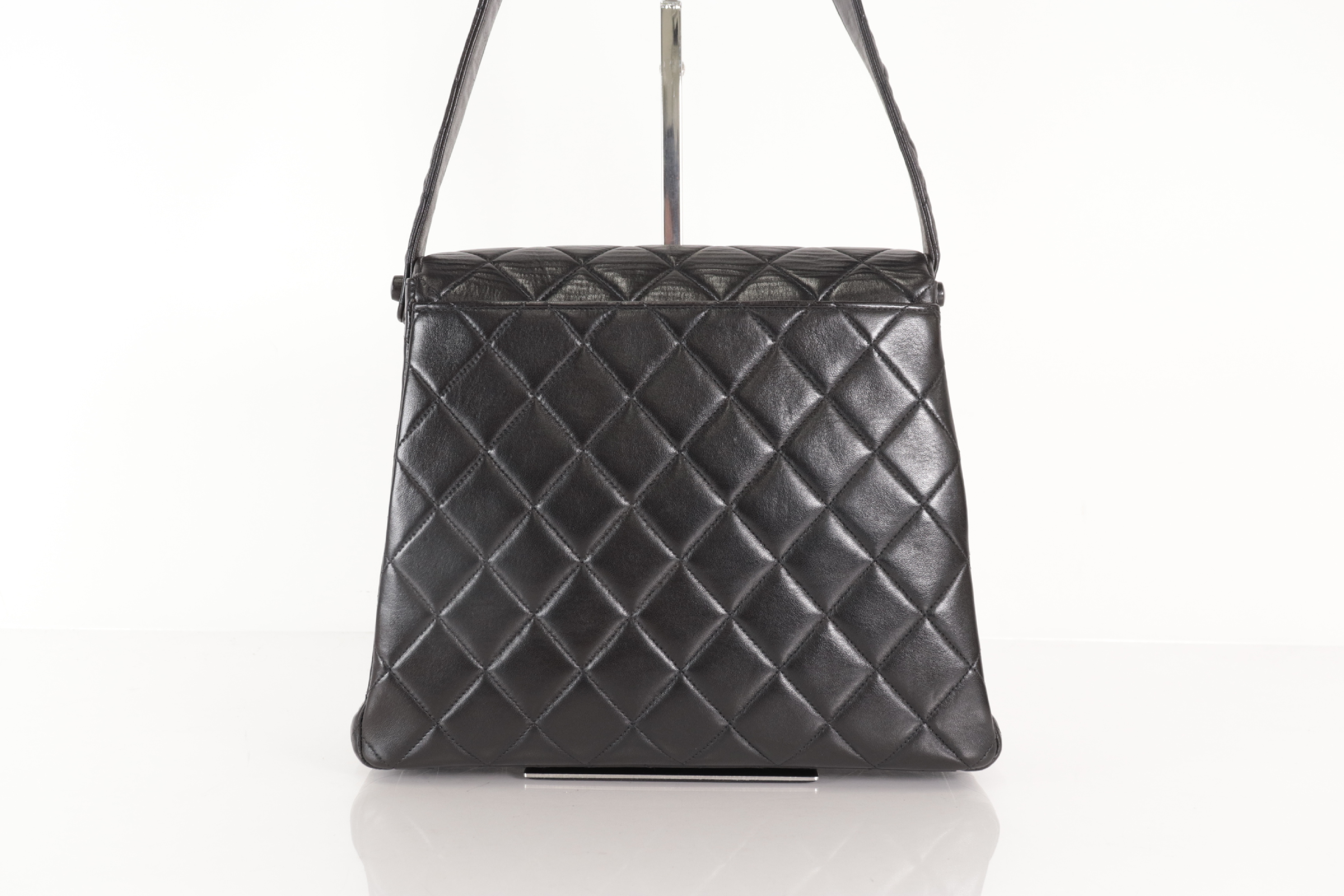 Turnlock Lambskin One-Shoulder Bag (Serial No. 5) — view 3