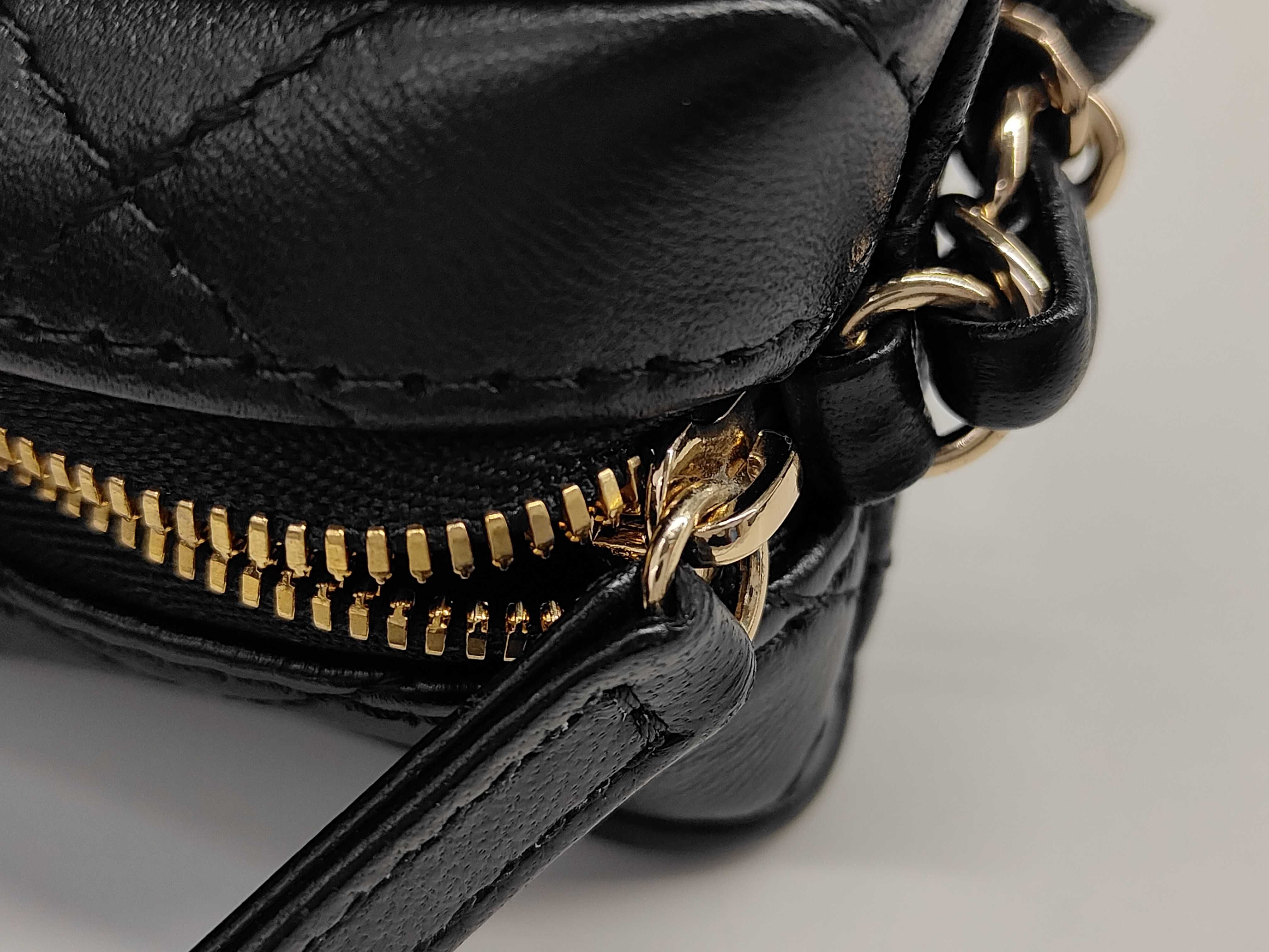 Matelassé Chain Lambskin Shoulder Bag — view 11