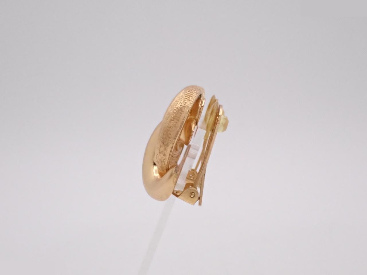 Twisted Gold Earrings — view 3