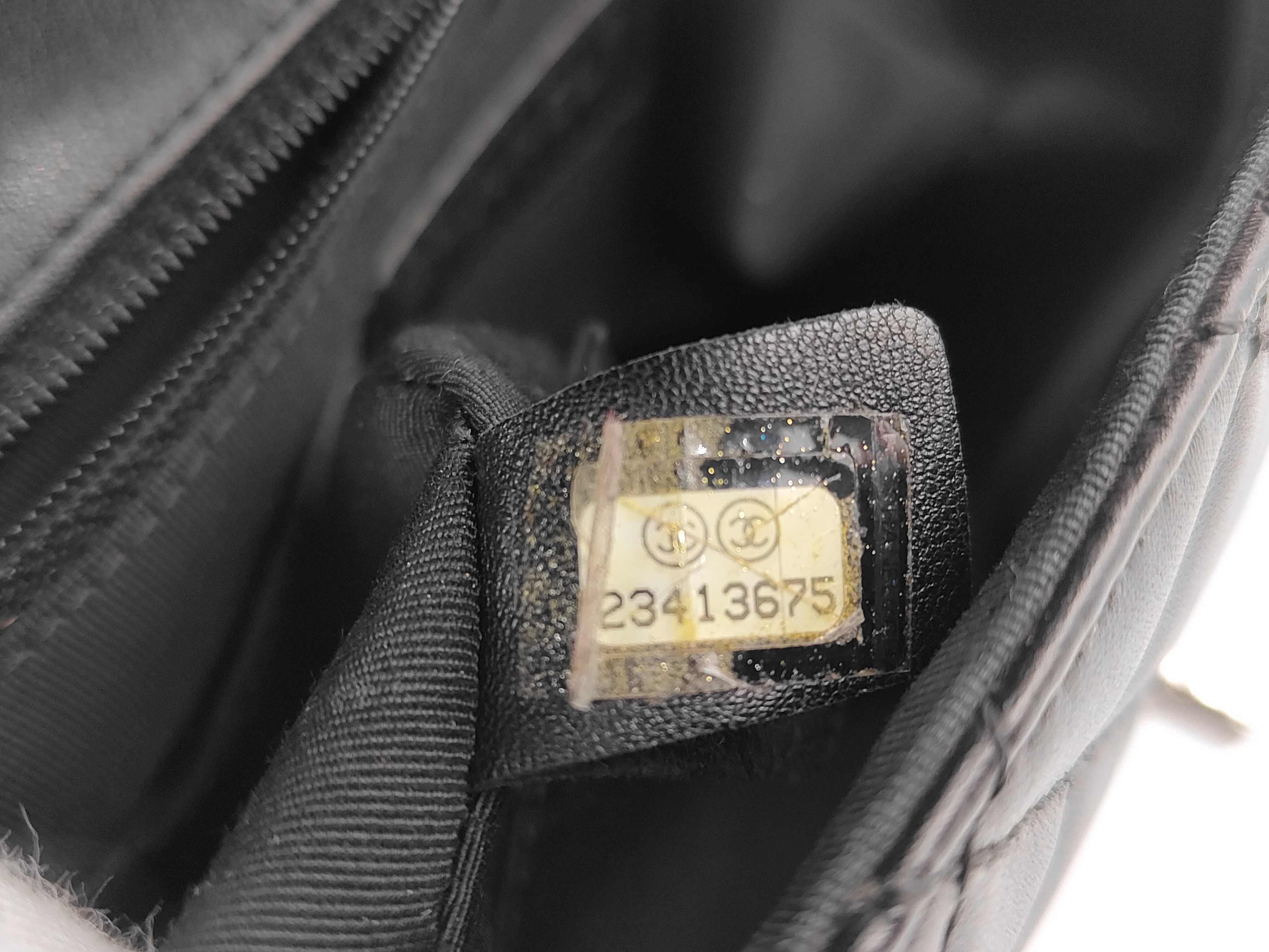 Coco Mark Chain Shoulder Bag, Calfskin, Black, SS Shoulder Bag — view 11