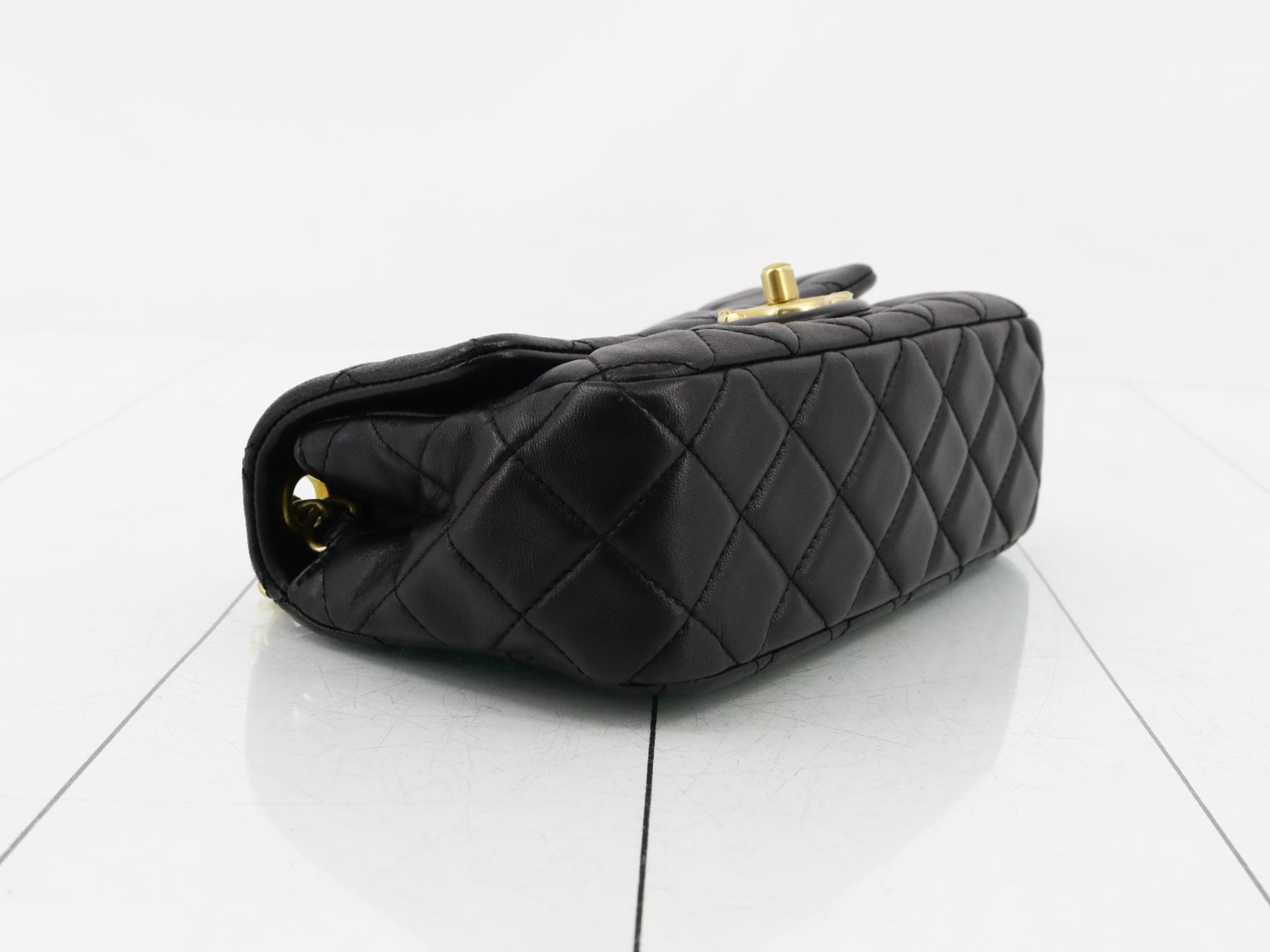 Matelassé Lambskin Colored Stone Shoulder Bag — view 5