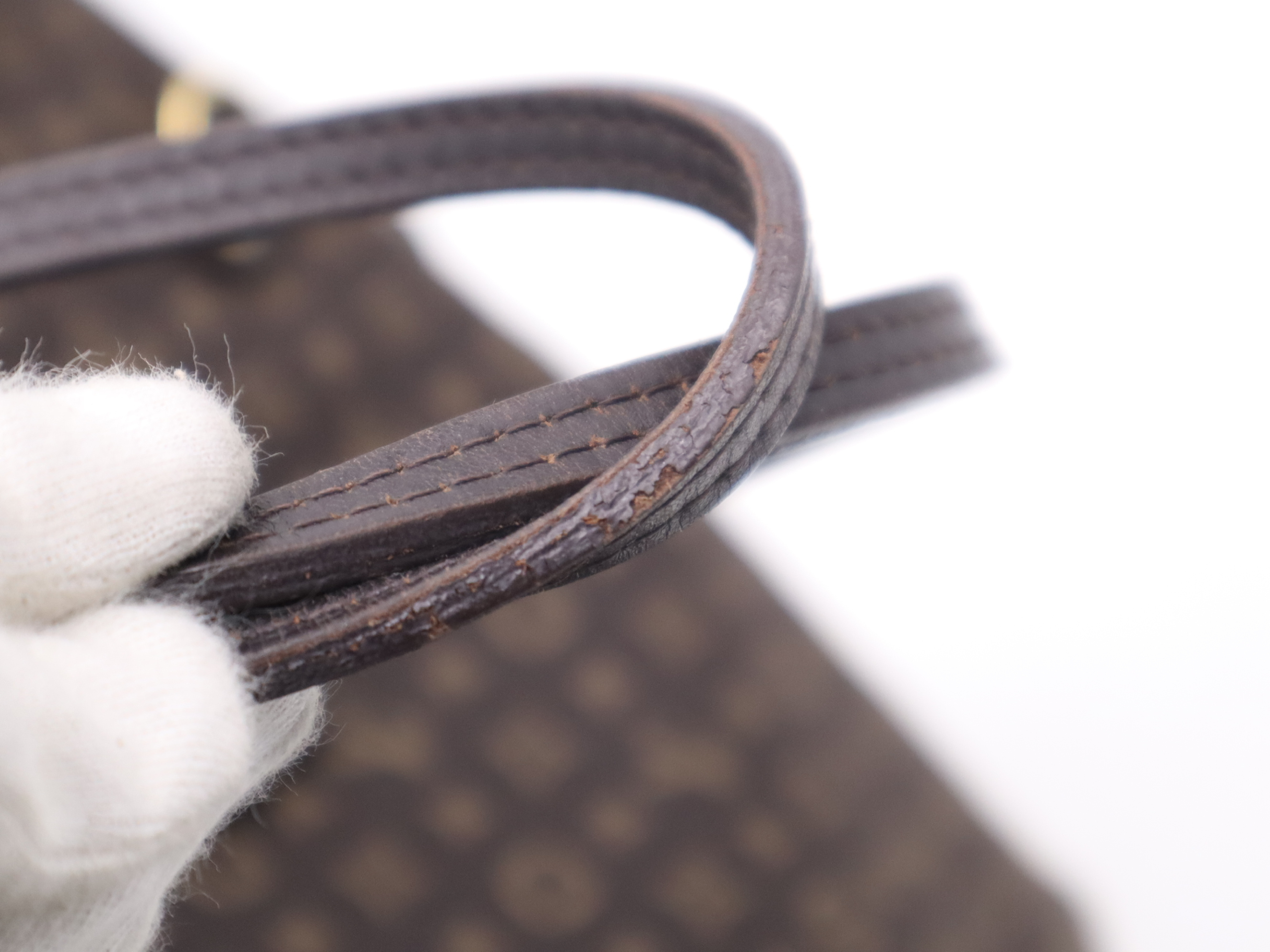 M40513 Idylle Neverfull MM Fusain Tote Bag — view 9