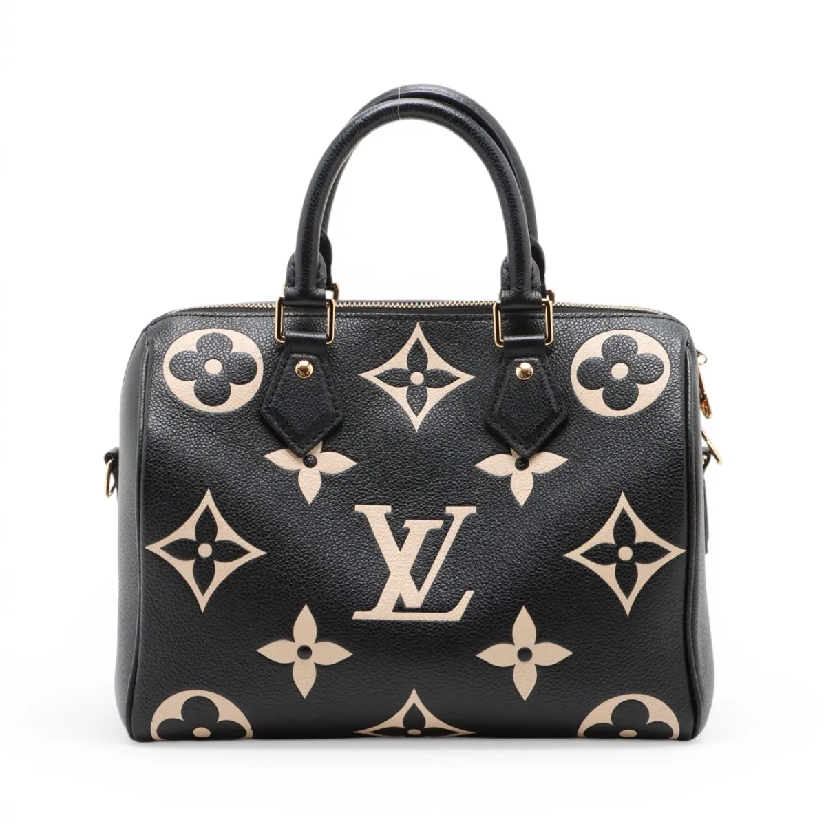 Bicolor Monogram Empreinte Speedy Bandoulière 25 M58947 Black (RFID detected) — view 2