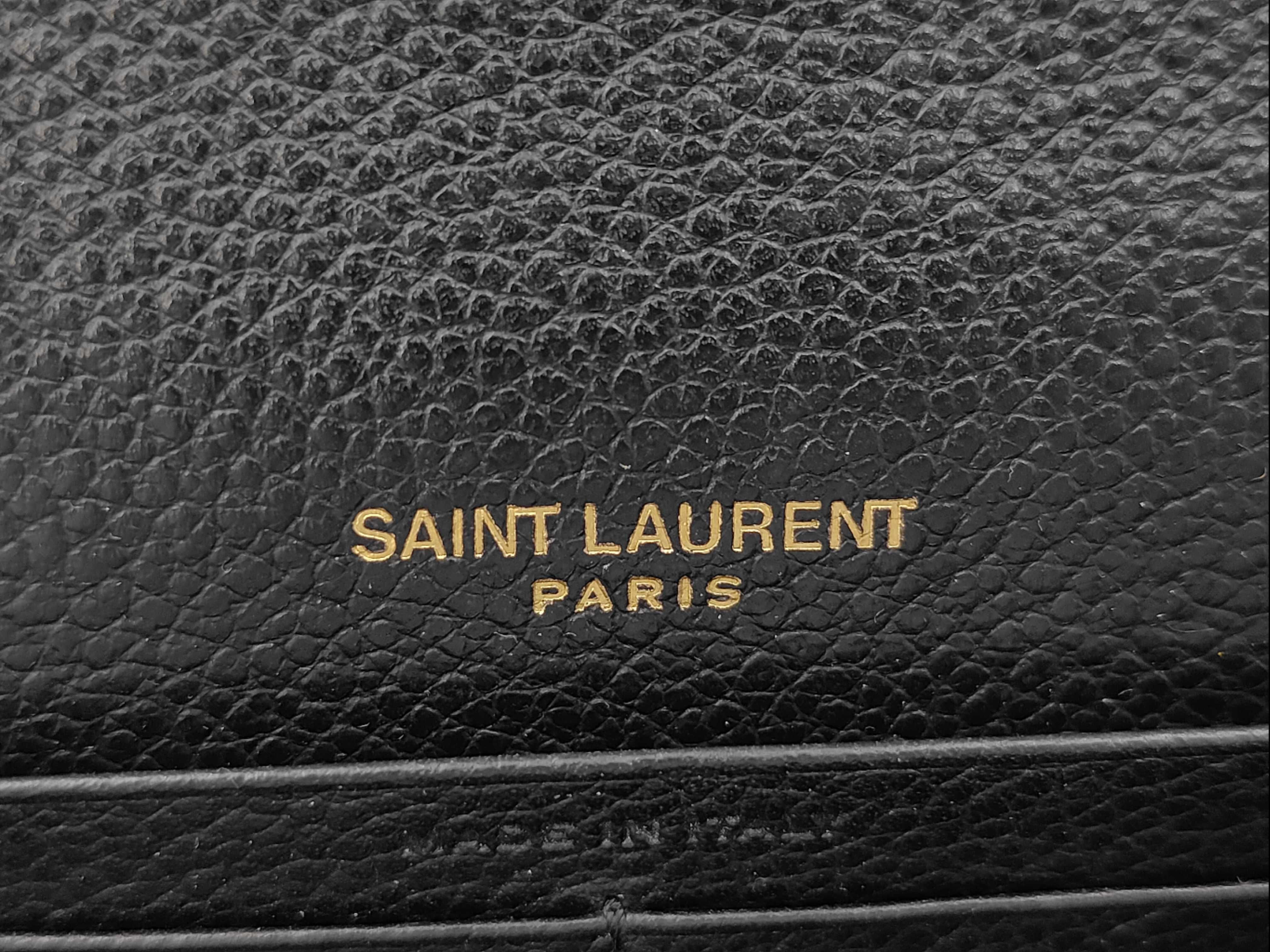 line leather large flap wallet, long wallet, with box, 414567 — view 11
