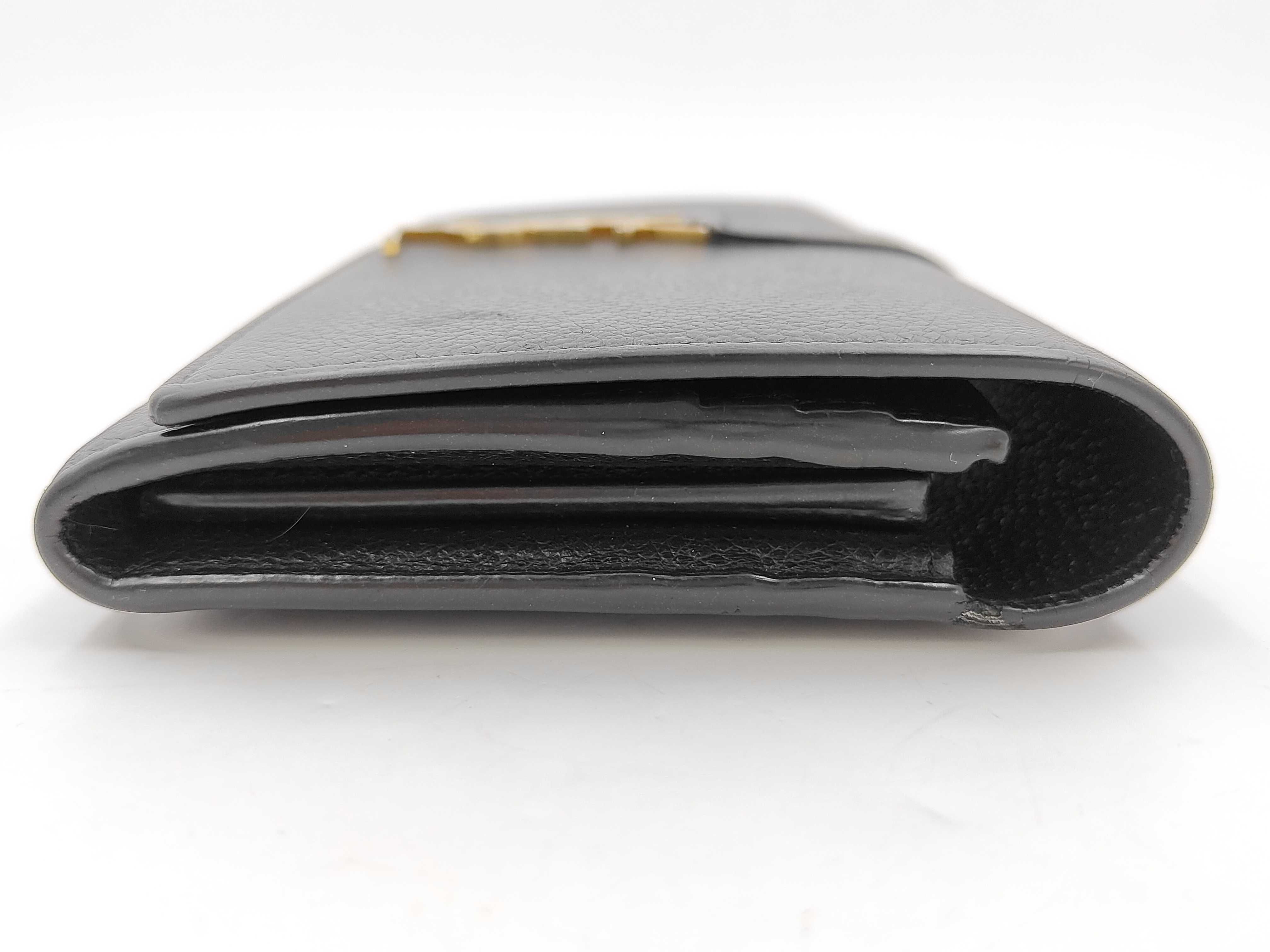 line leather large flap wallet, long wallet, with box, 414567 — view 4