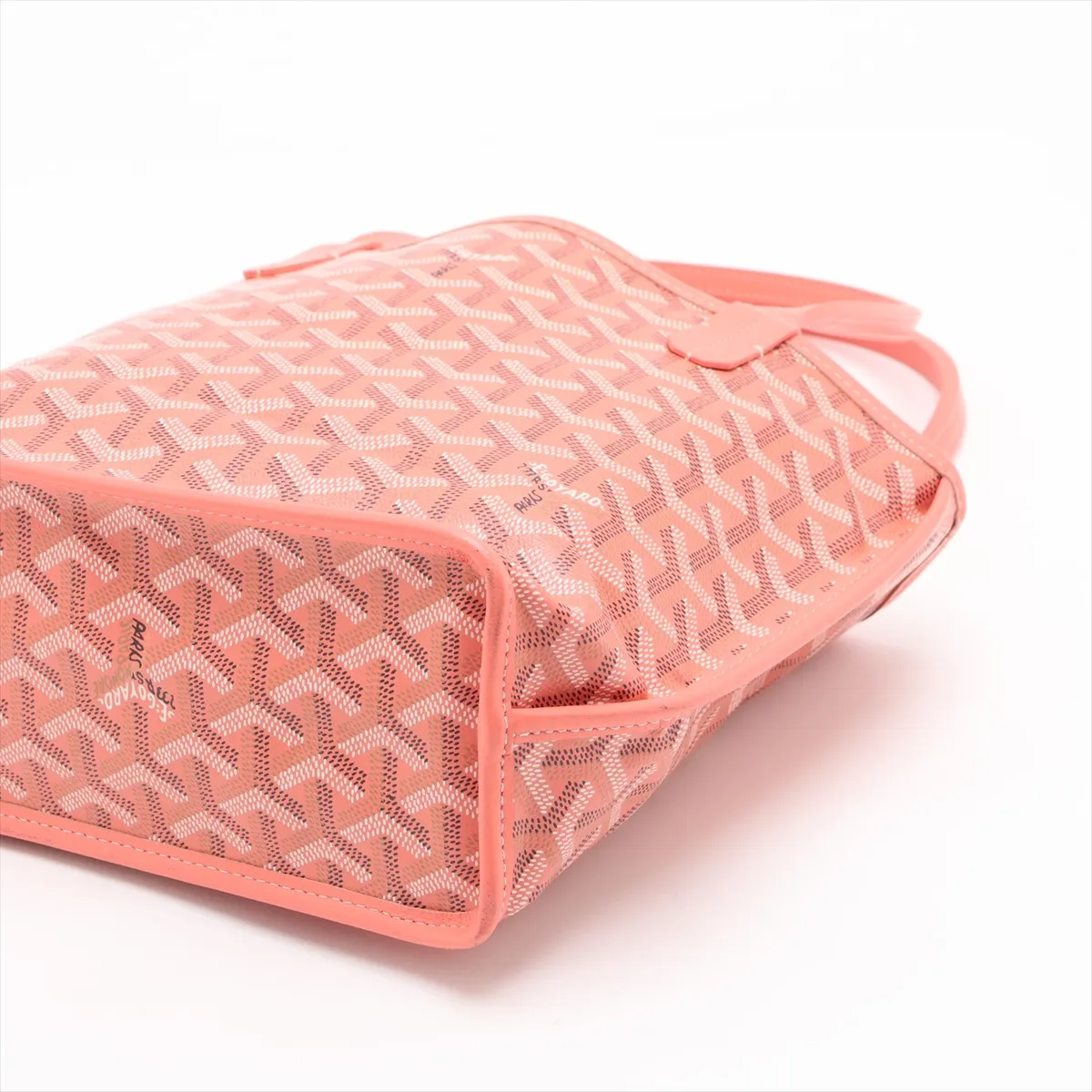 Ange Mini PVC x Leather Handbag Pink — view 3