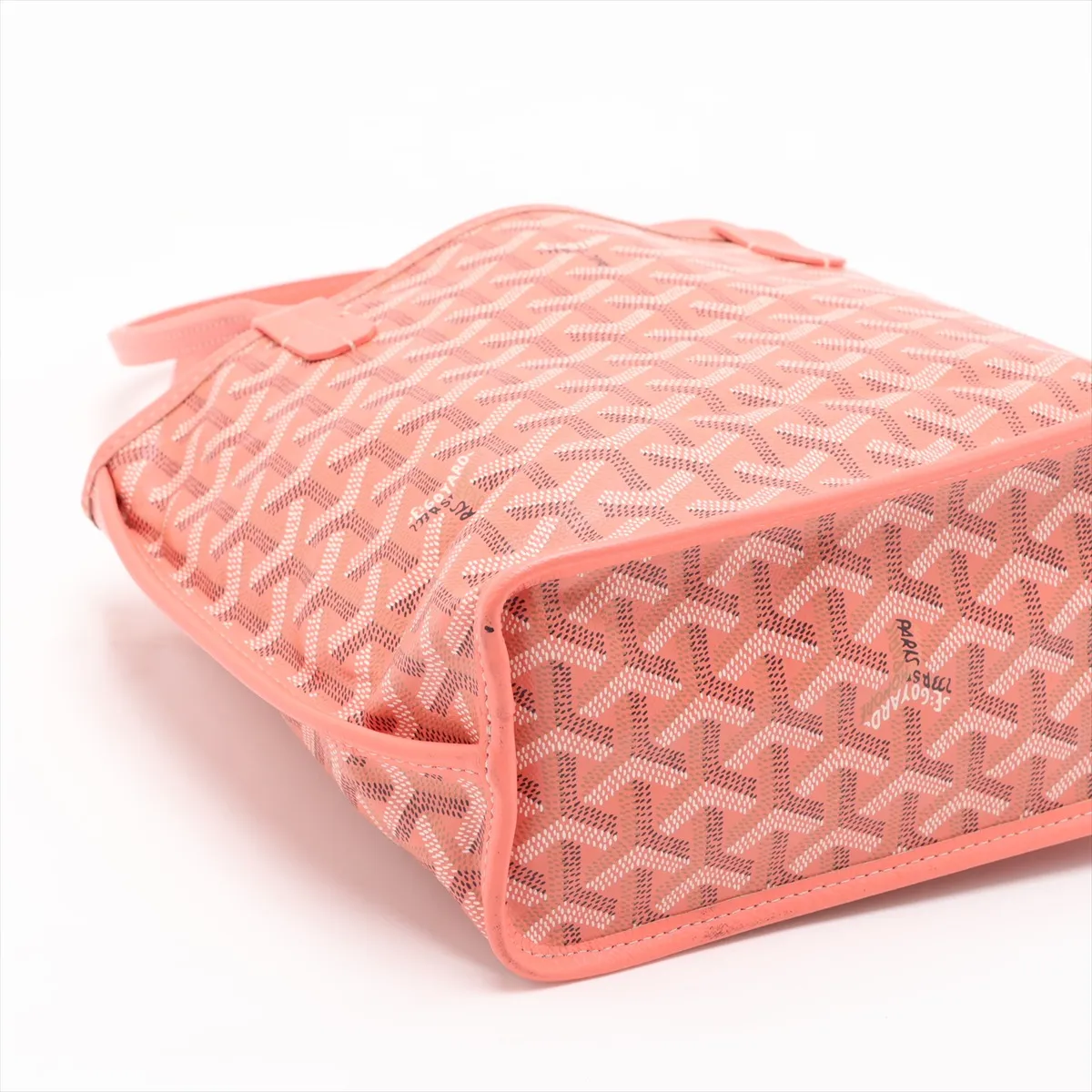 Ange Mini PVC x Leather Handbag Pink — view 4
