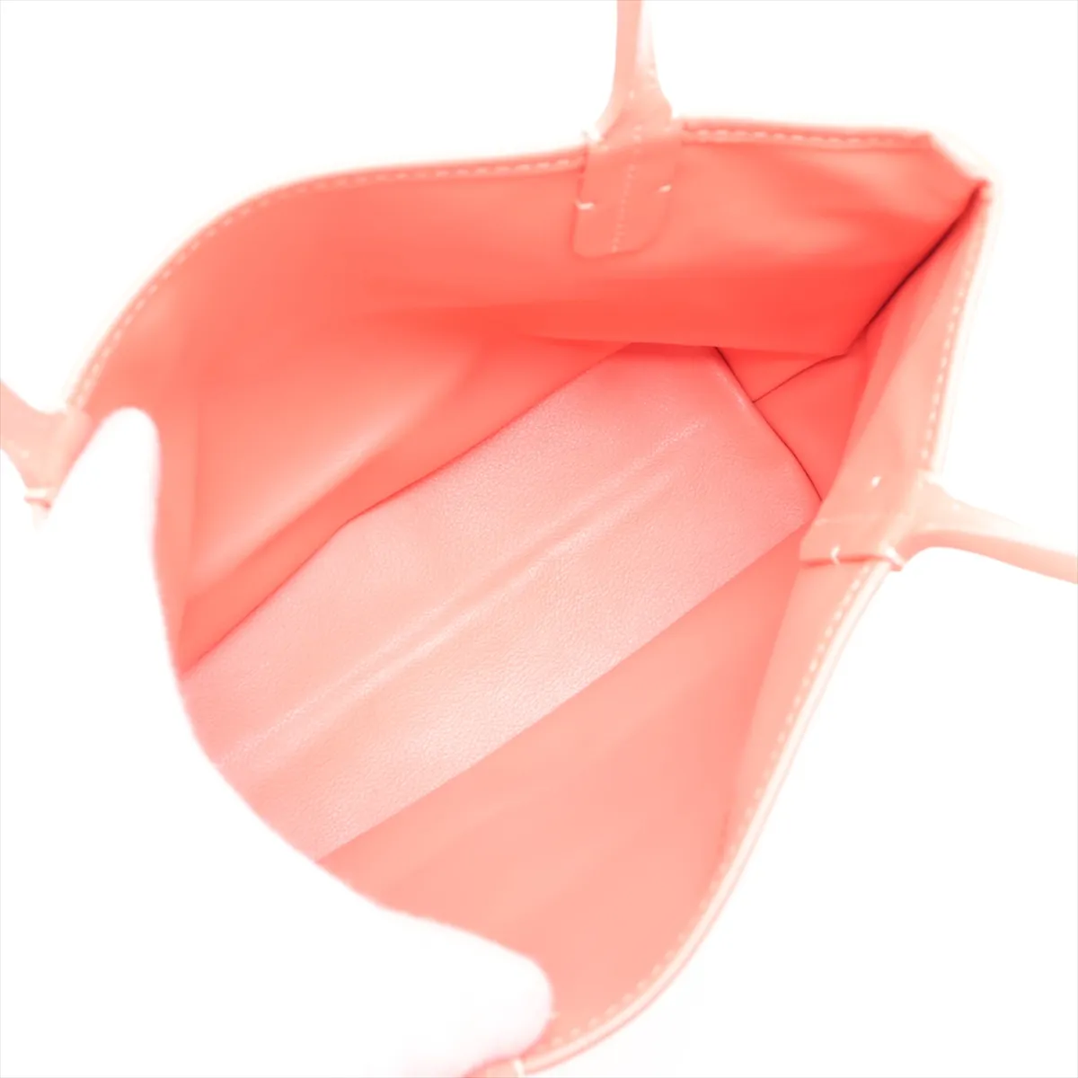 Ange Mini PVC x Leather Handbag Pink — view 7