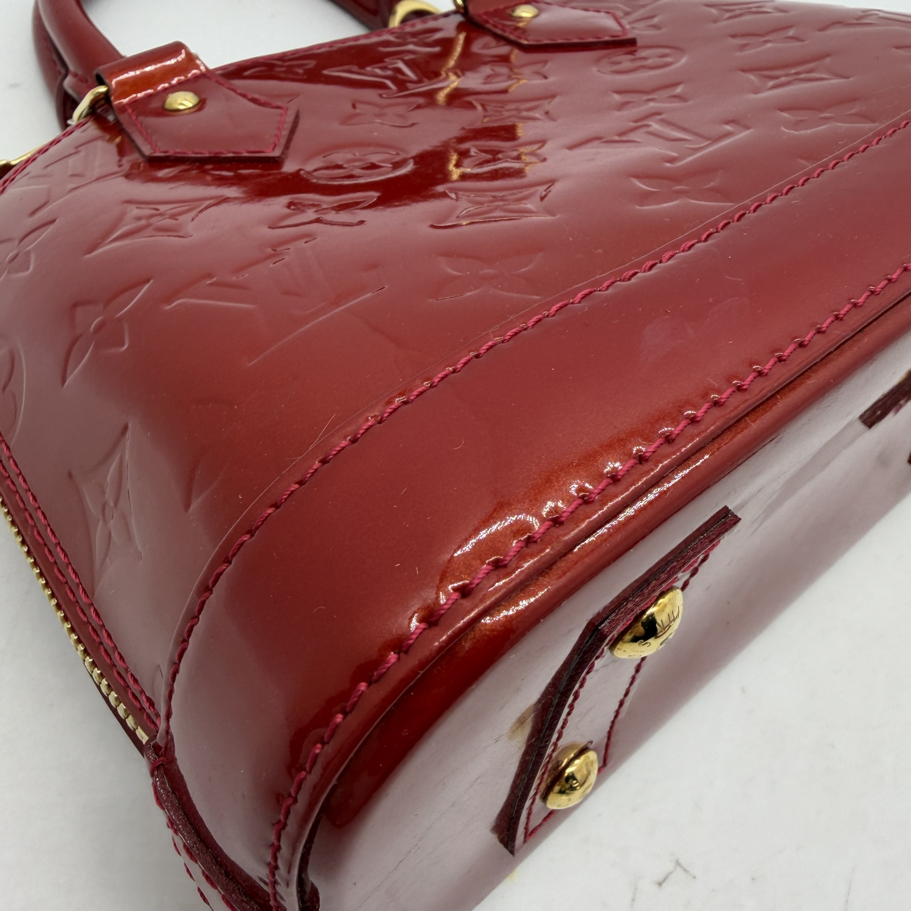 Monogram Vernis Alma BB 2-Way Shoulder Bag — view 8