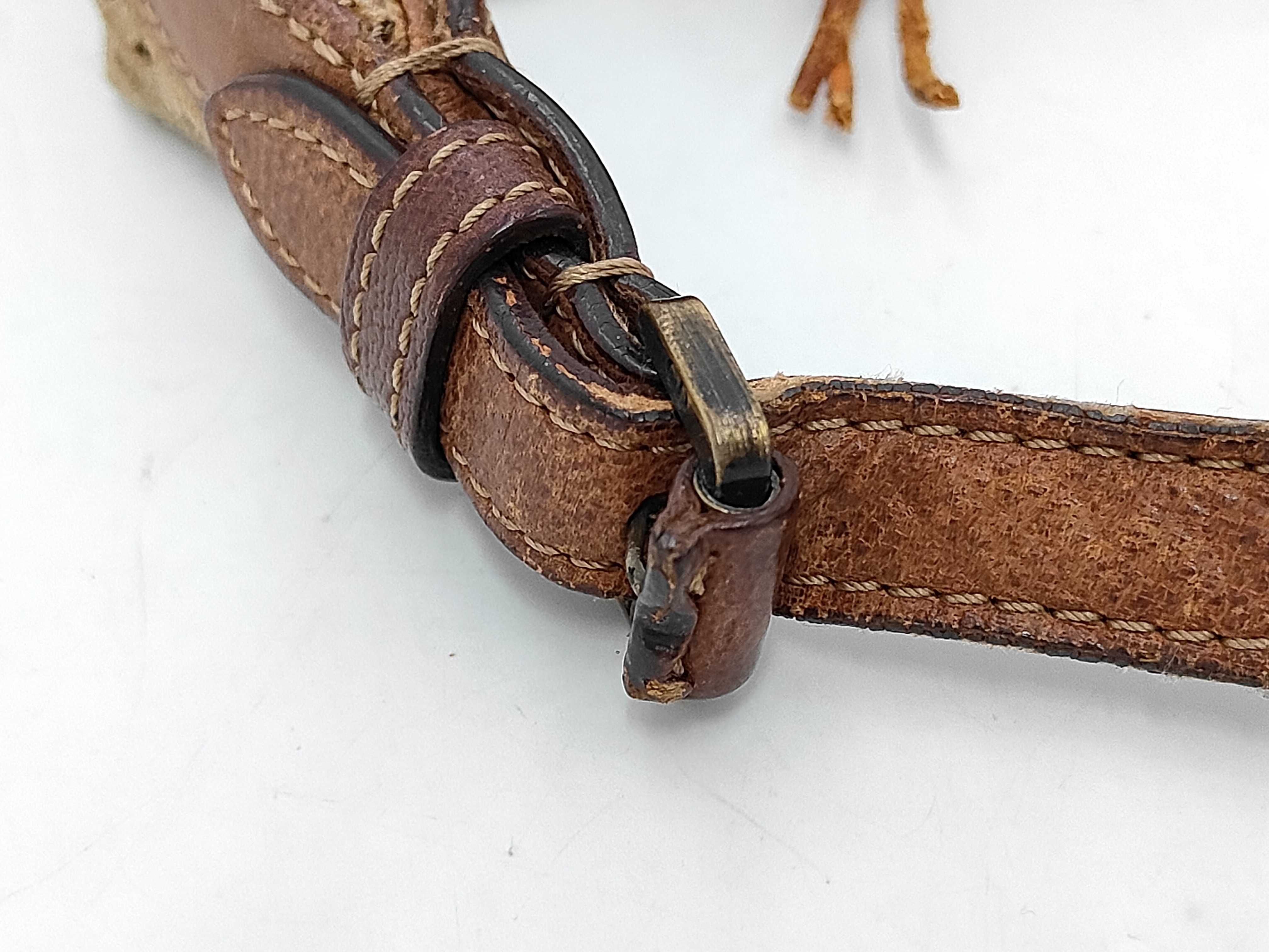 logo leather handbag — view 6