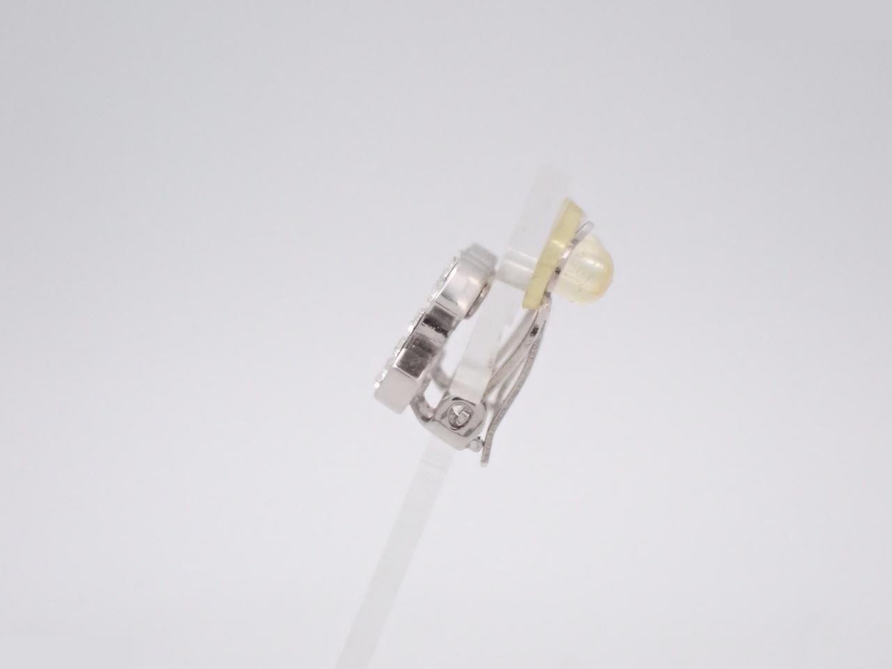 Earrings with Coco Mark design, silver. — view 3