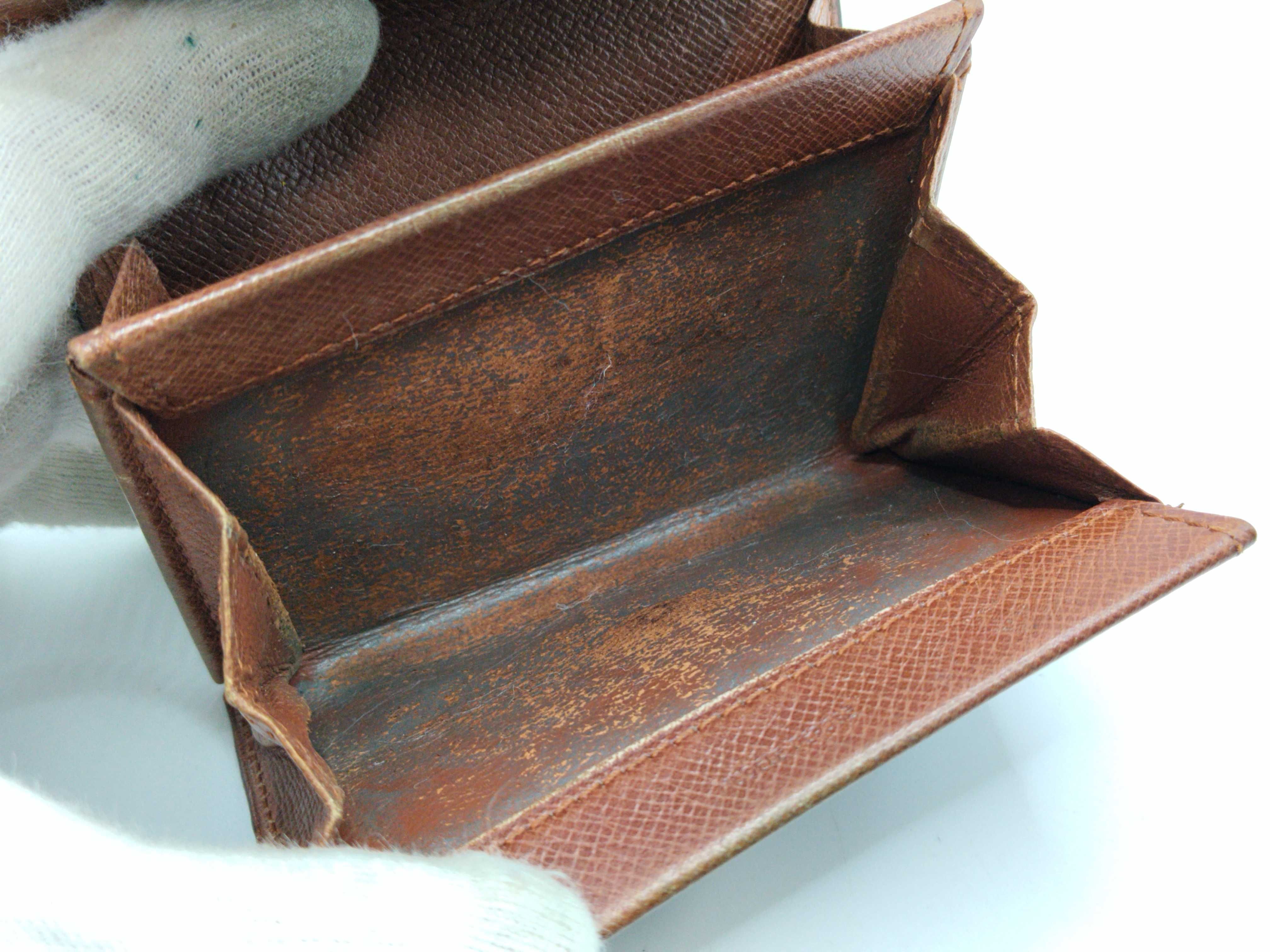 Monogram Portemonnaie Plat Coin Case (Considering Year of Manufacture) — view 7